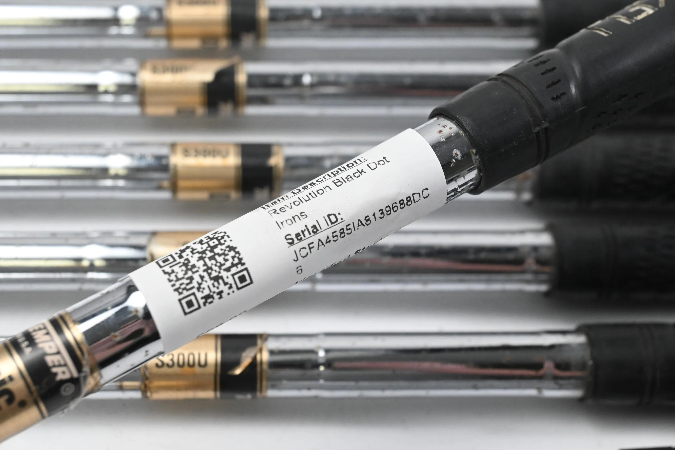 Maxfli Revolution Black Dot Irons / 3-PW / Stiff Flex Dynamic Gold S300U Shafts - Image 6