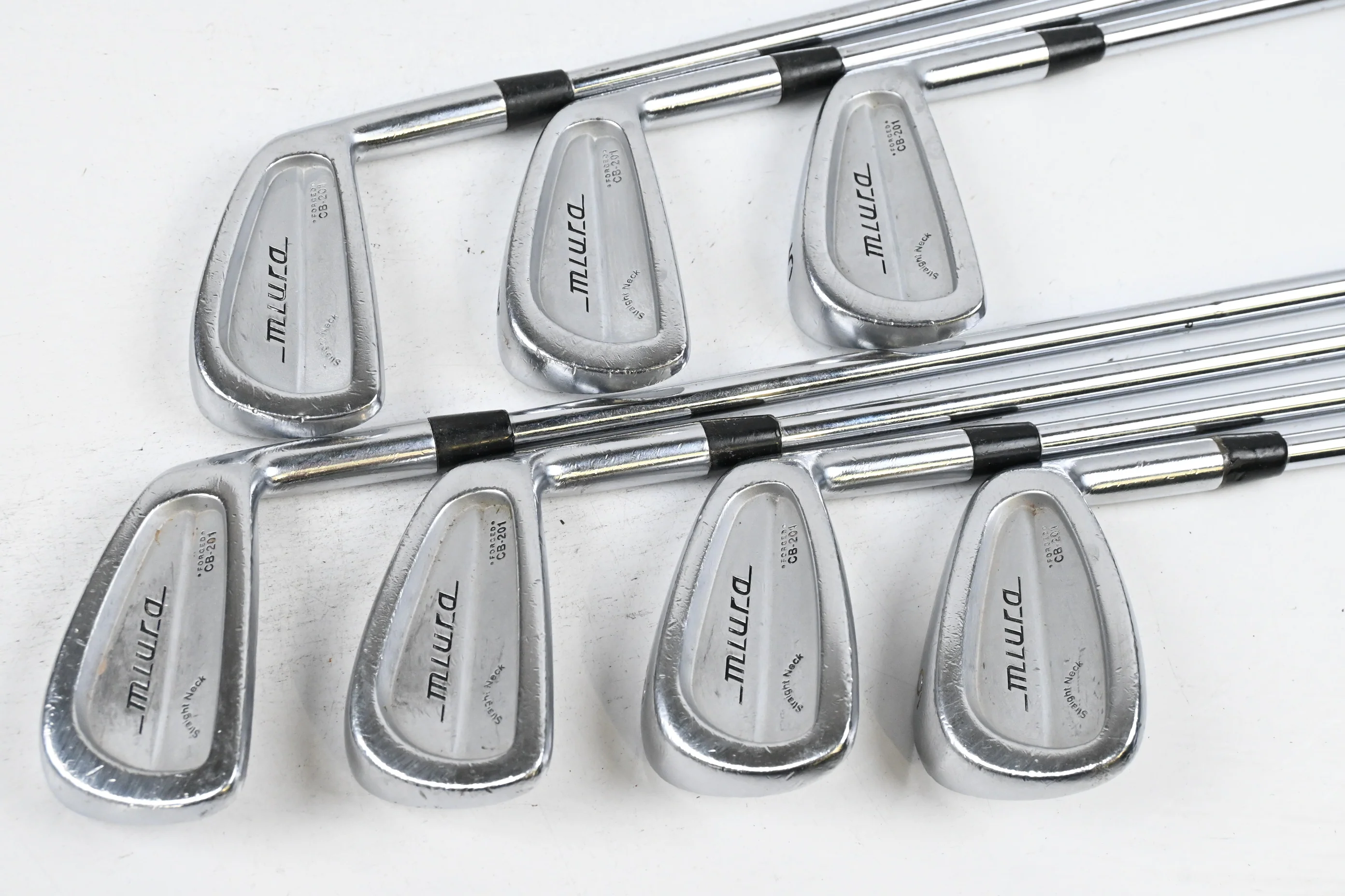 Miura CB-201 Irons / 3-9i / Stiff Flex Steel Shafts - Image 2