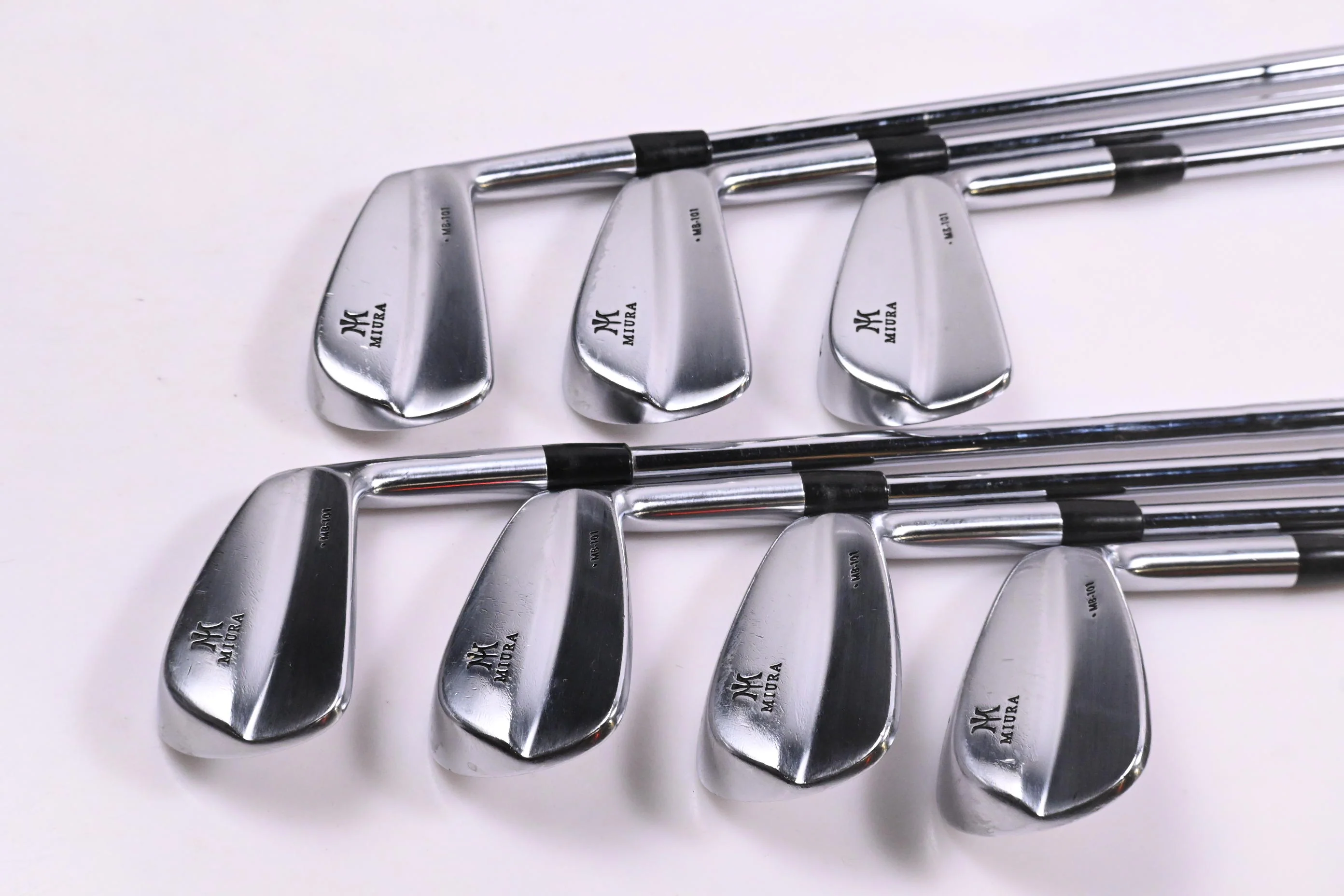 Miura MB-101 Irons / 4-PW / Stiff Flex Shimada Tour Lite Shafts - Image 2