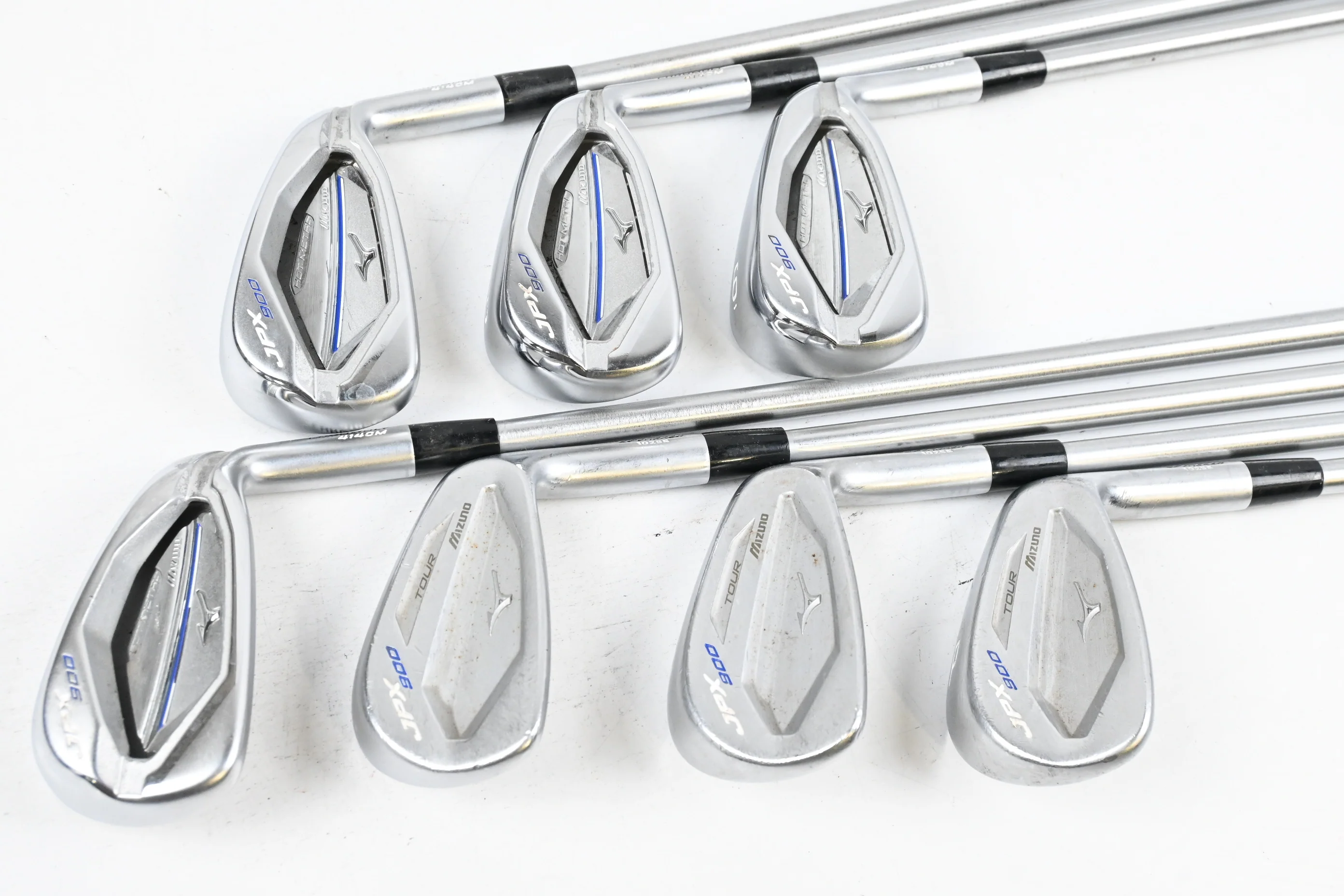 Mizuno JPX 900 Hot Metal/Tour Combo Irons / 4-PW / X-Flex KBS Tour C-Taper 115 - Image 2