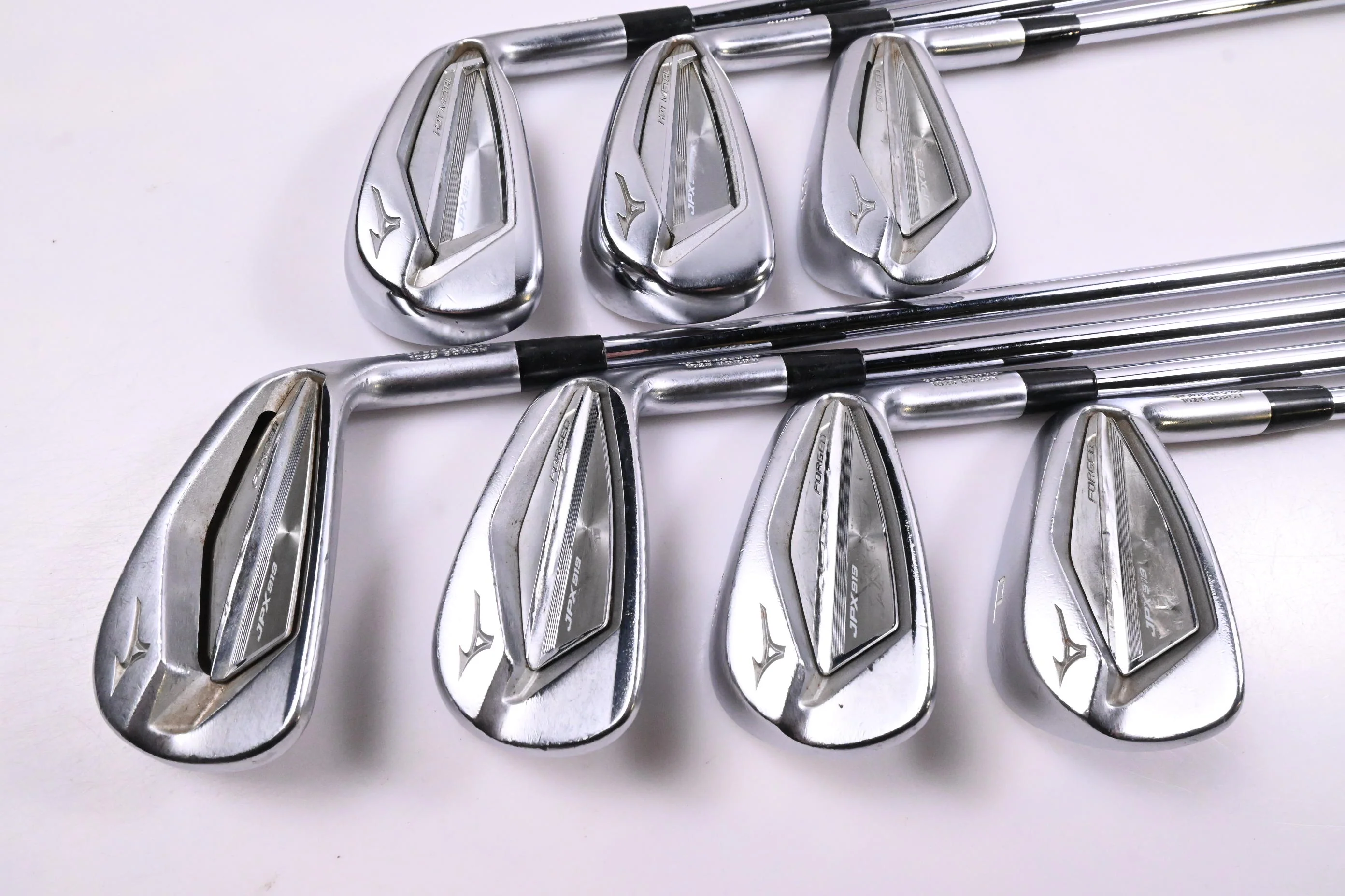Mizuno JPX 919 Hot Metal/Forged Irons / 4-PW / X-Flex Project X LZ 125 Shafts - Image 2