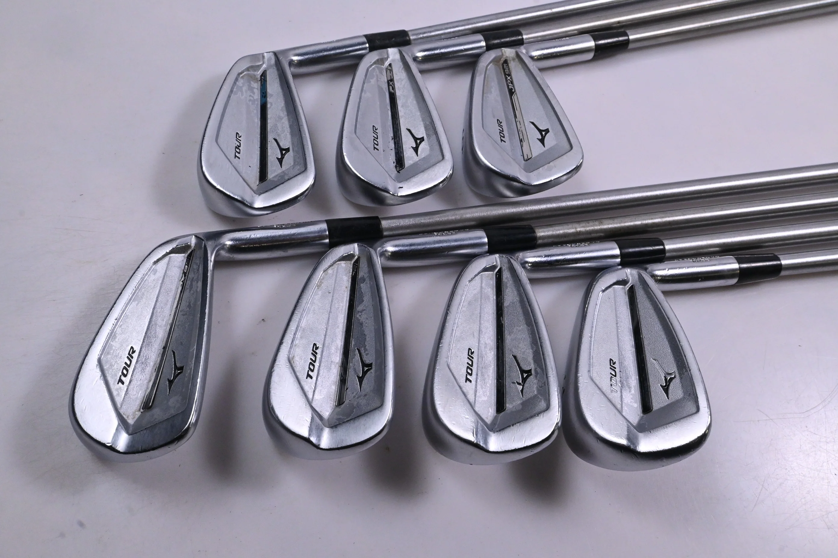 Mizuno JPX 921 Tour Irons / 4-PW / Stiff Flex KBS Tour C-Taper Lite 110 Shafts - Image 2