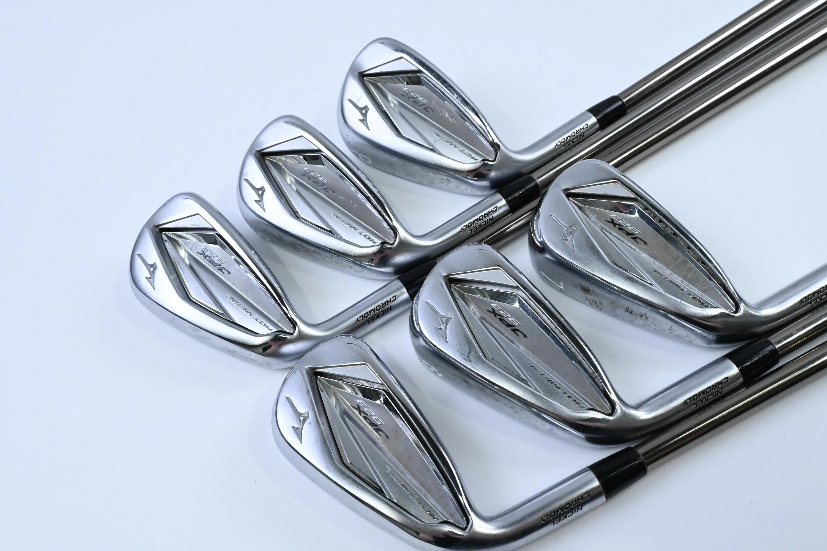 Left Hand Mizuno JPX 923 Hot Metal Irons / 5-PW / Senior Flex UST Recoil 460 - Image 2