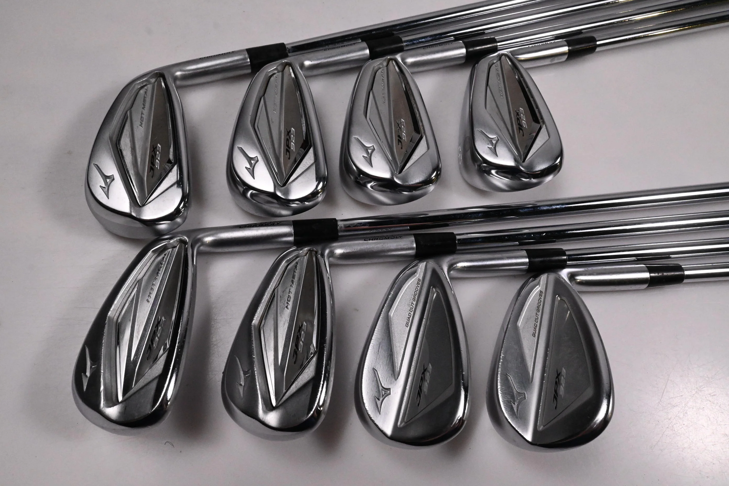 Mizuno JPX 923 Hot Metal Irons / 5-PW+GW+SW / Regular Flex Project X LZ 115 - Image 2