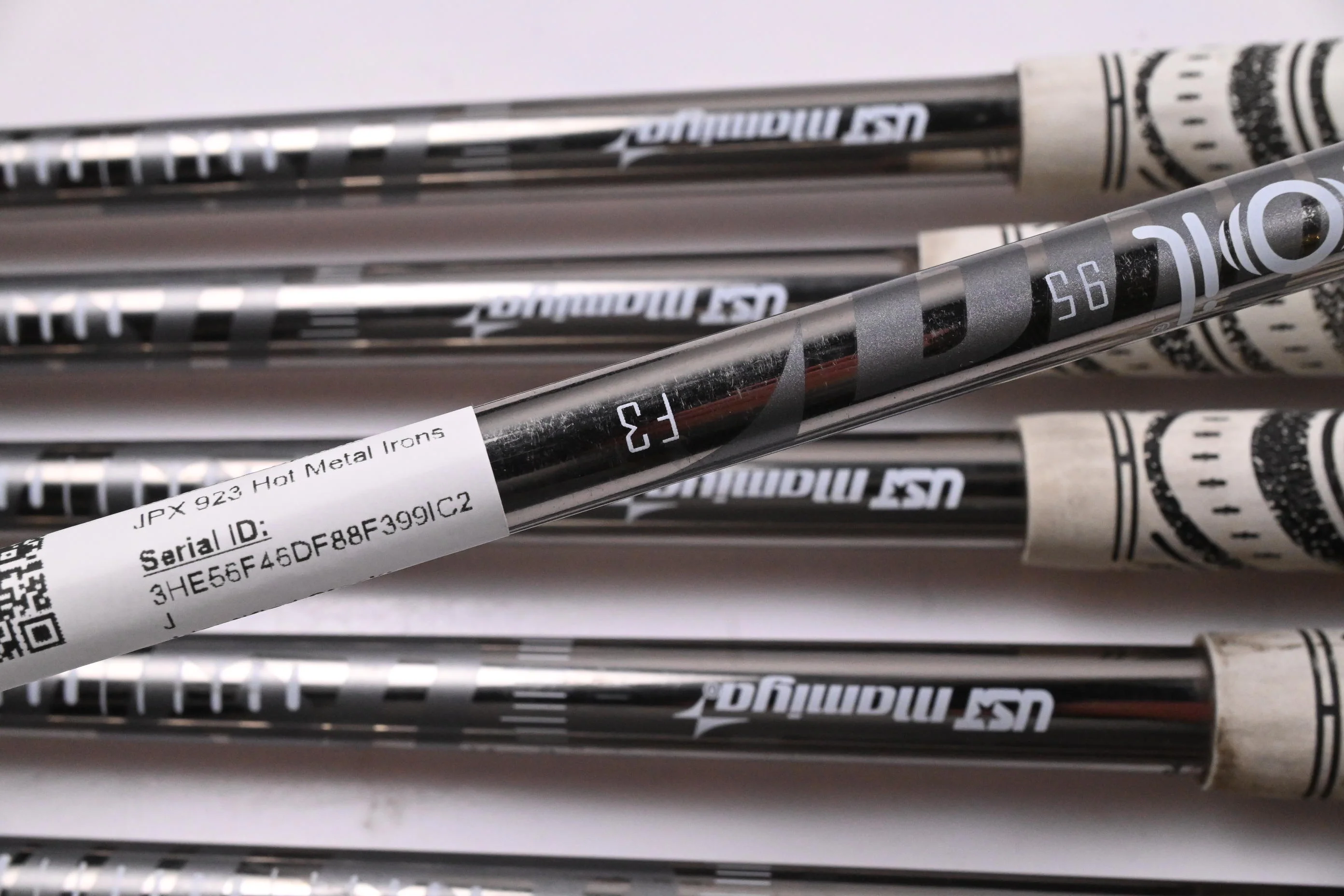 Mizuno JPX 923 Hot Metal Irons / 5-PW / Regular Flex UST Recoil 95 Shafts - Image 5