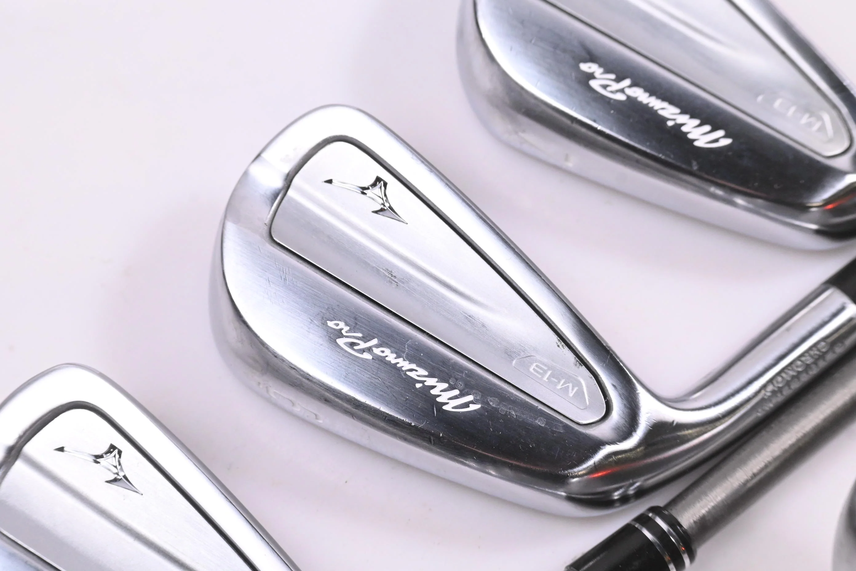 Left Hand Mizuno Pro M-13 Irons / 5-PW+GW / Regular Flex SteelFiber i80cw Shafts