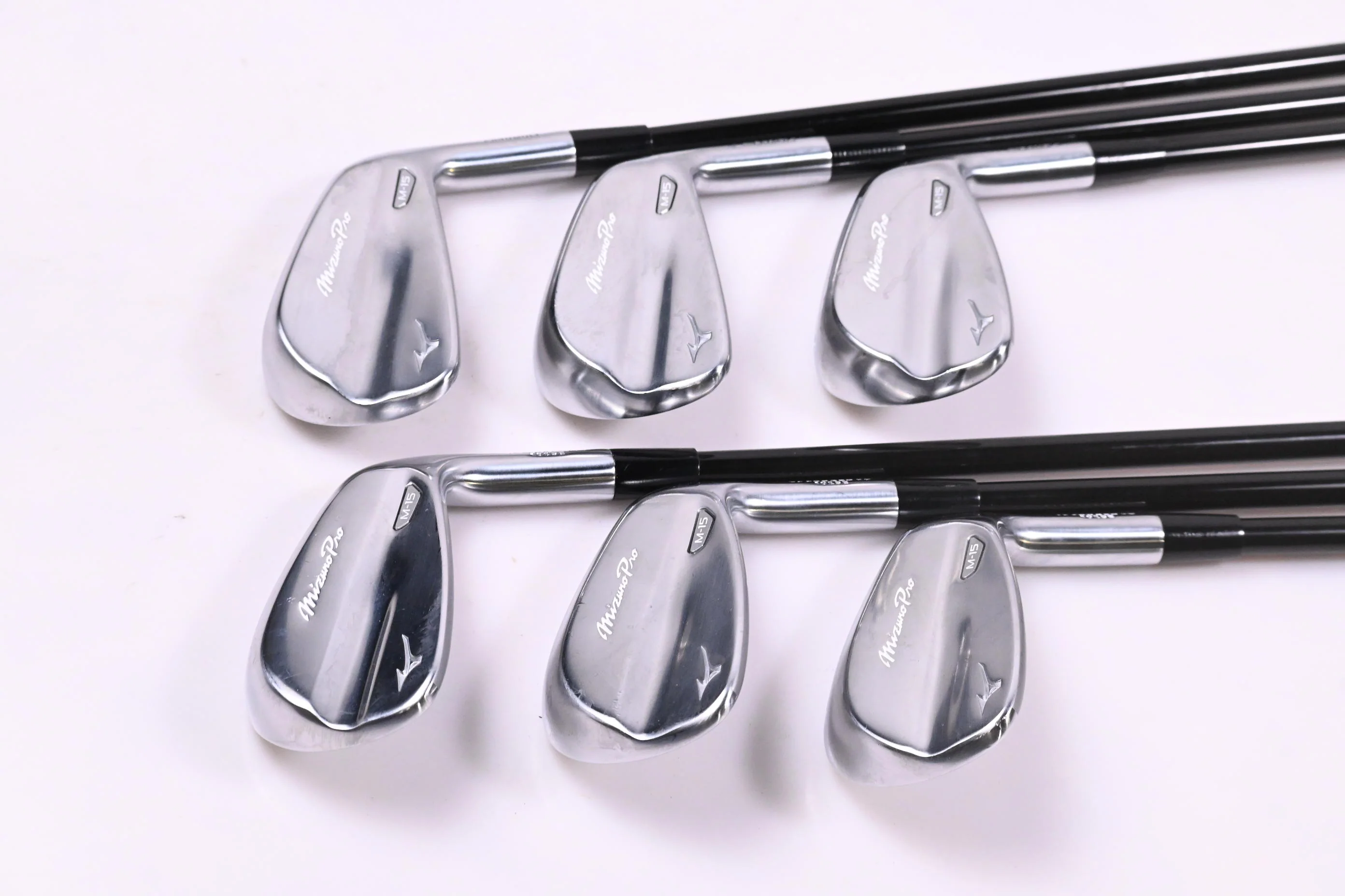 Mizuno Pro M-15 Irons / 6-PW+GW / Regular Flex MMT 85 Shafts - Image 2