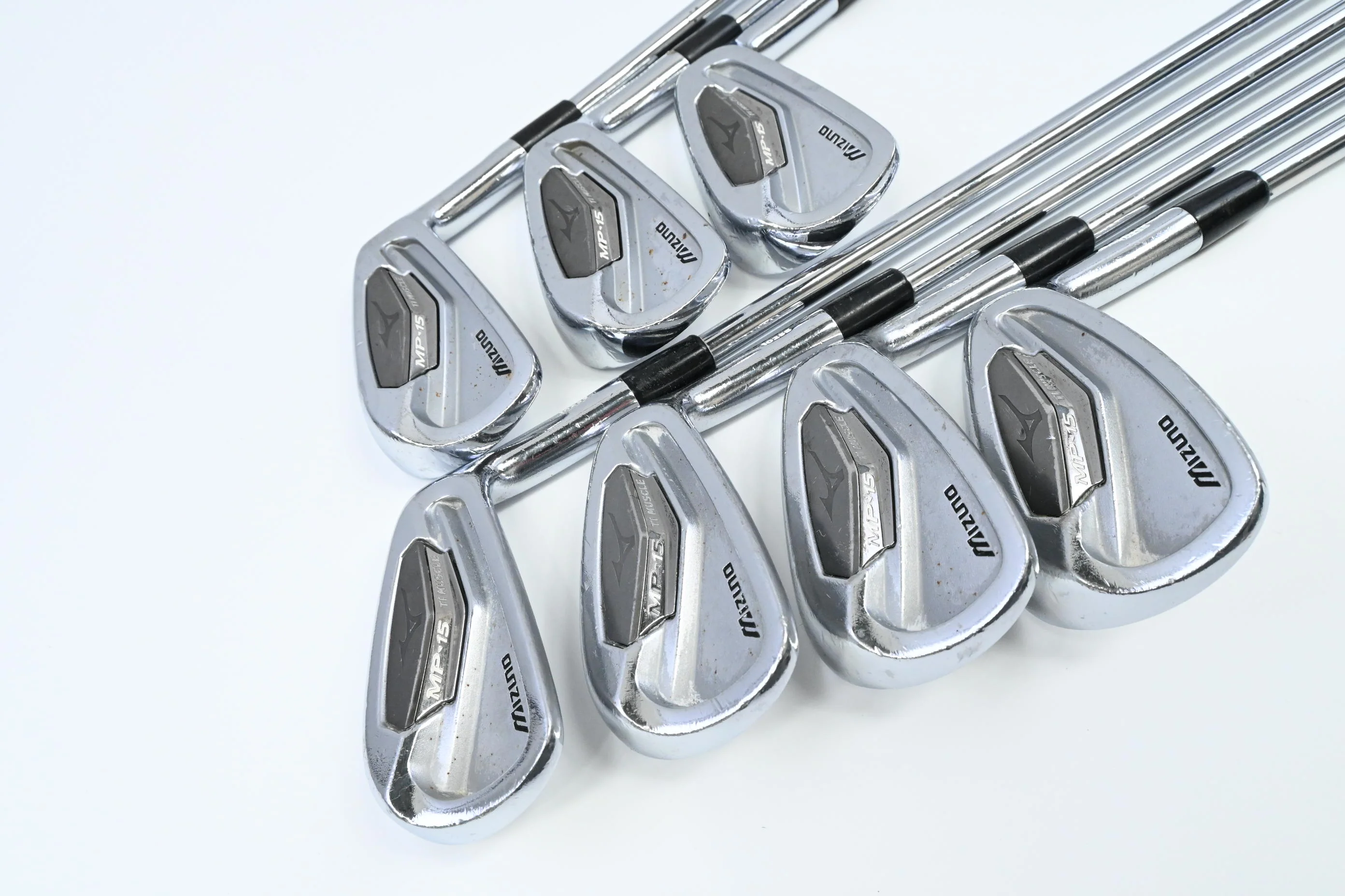 Mizuno MP-15 Irons / 4-PW / Stiff Flex Dynamic Gold S300 Shafts - Image 2