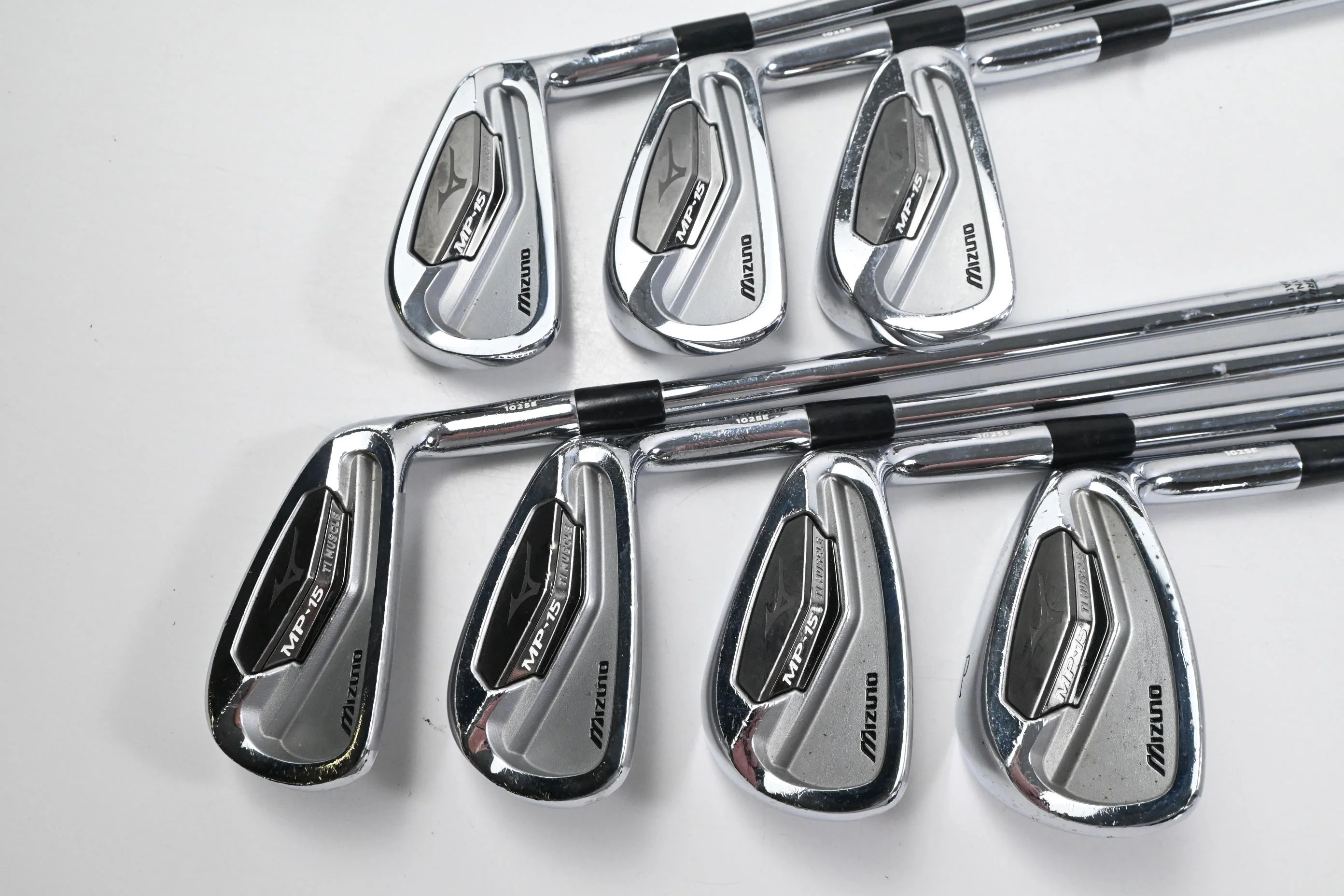 Mizuno MP-15 Irons / 4-PW / Stiff Flex Dynamic Gold S300 Shafts - Image 2