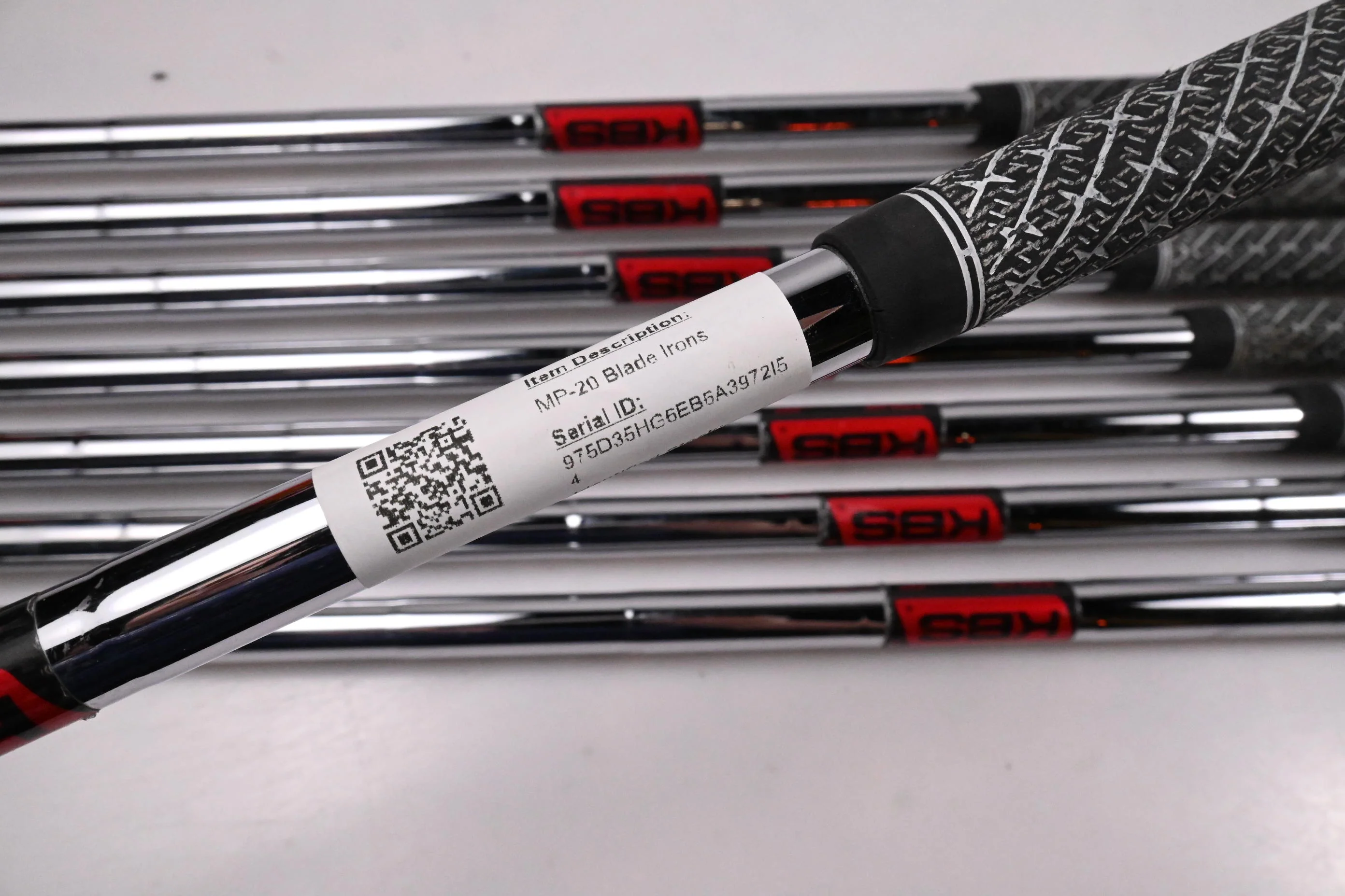 Mizuno MP-20 Blade Irons / 3-PW / Stiff Flex KBS Tour Shafts - Image 7
