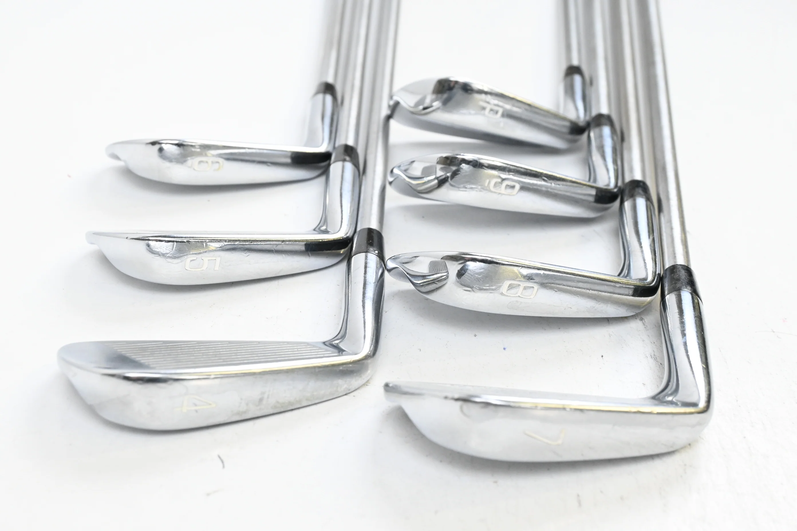 Mizuno MP-20 Blade Irons / 4-PW / X-Flex KBS Tour C-Taper 130 Shafts - Image 4