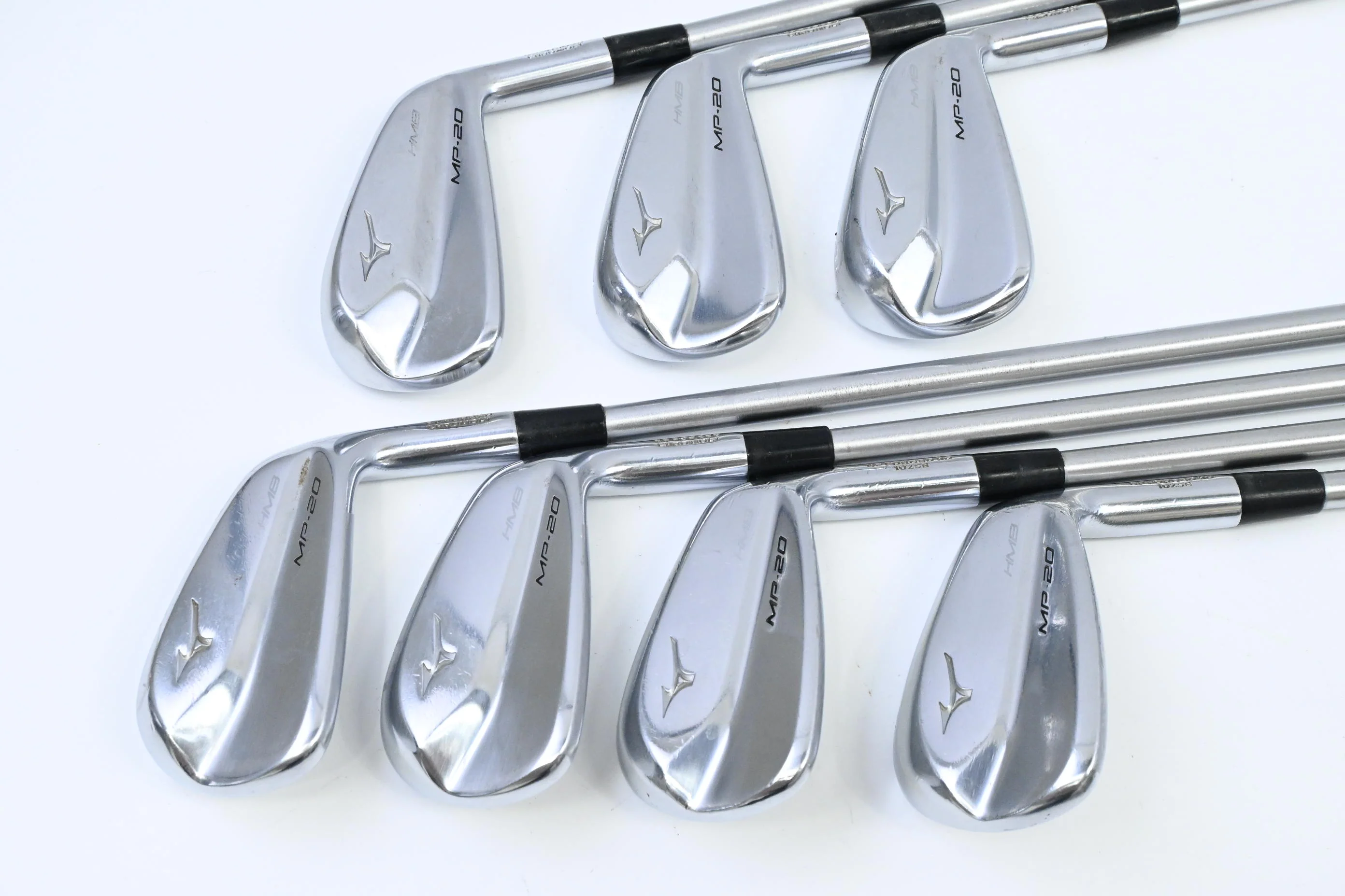 Mizuno MP-20 HMB Irons / 4-PW / Regular Flex KBS Tour C-Taper Lite 105 Shafts - Image 2
