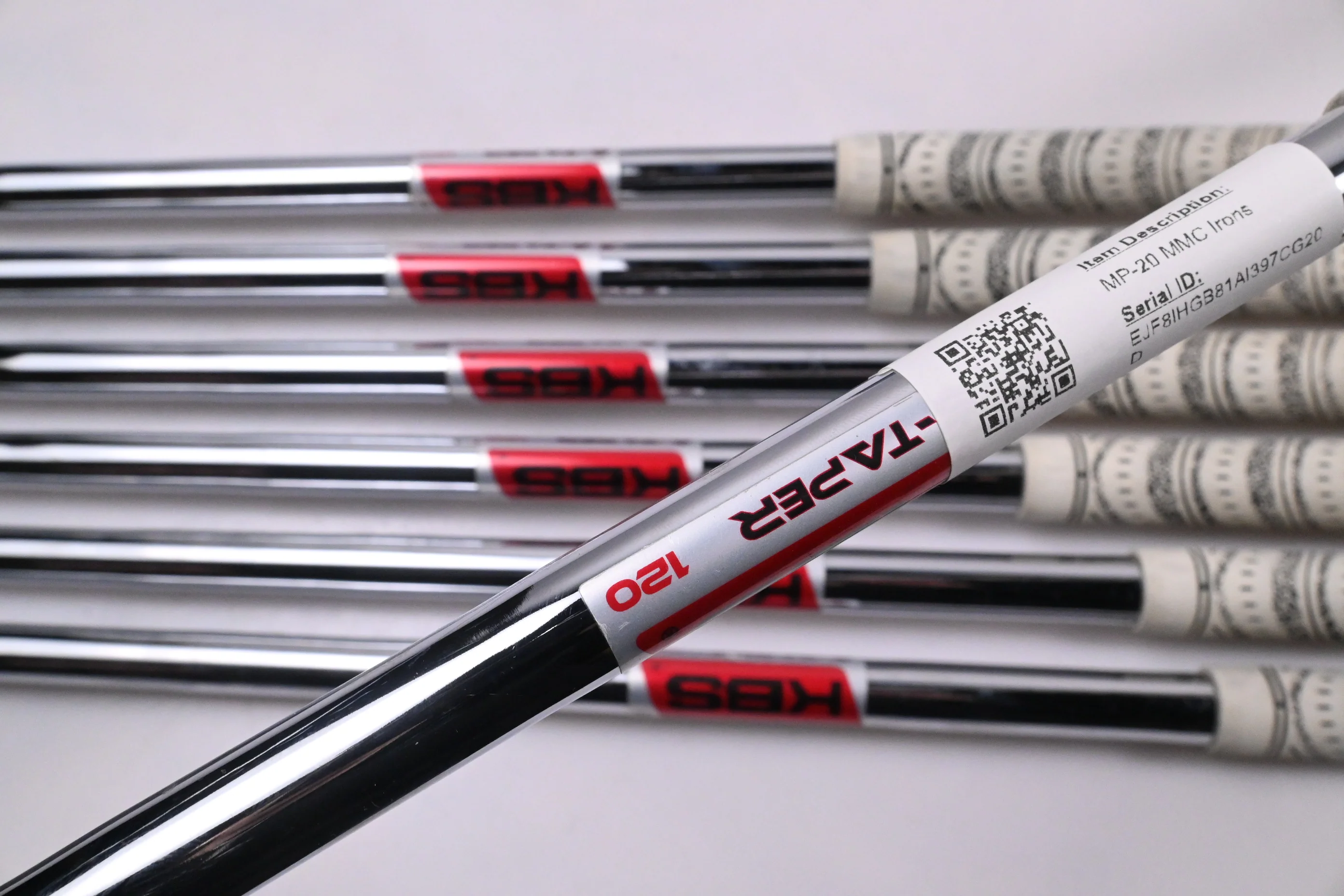 Mizuno MP-20 MMC Irons / 4-PW / Stiff Flex KBS $-Taper 120 Shafts - Image 5