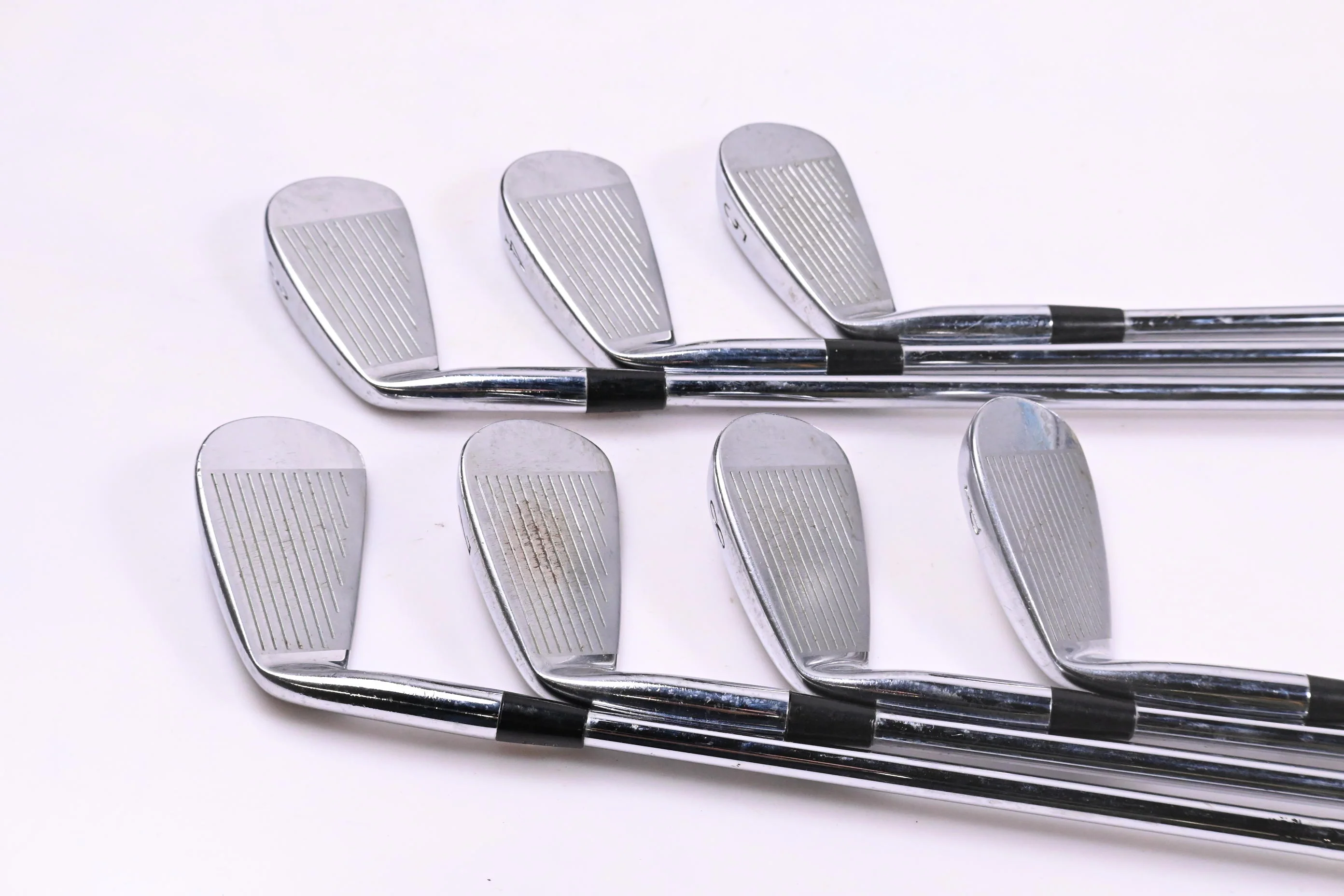 Mizuno MP-32 Irons / 3-PW / Stiff Flex Dynamic Gold S300 / Missing #9 Iron - Image 3