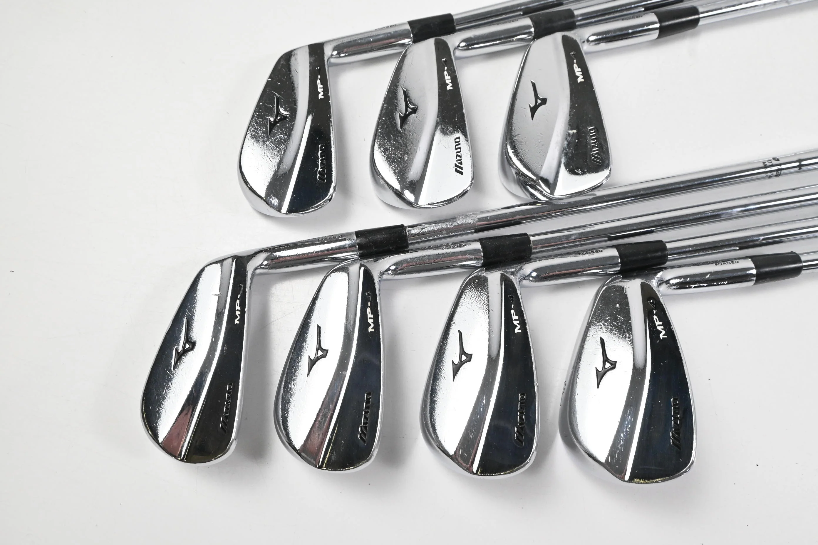 Mizuno MP-4 Irons / 4-PW / Stiff Flex Dynamic Gold S300 Steel Shafts - Image 2