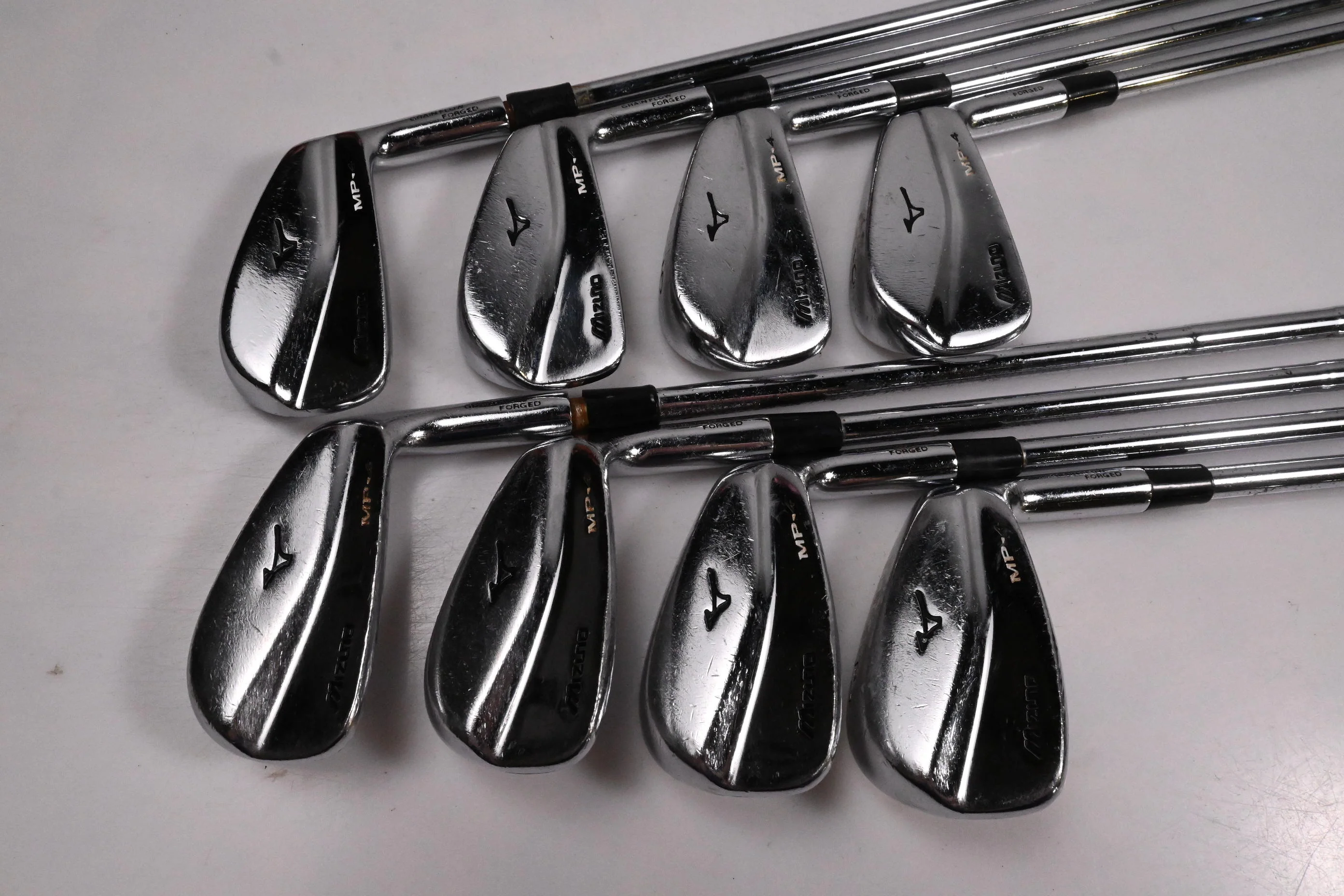 Mizuno MP-4 Irons / 3-PW / Stiff Flex Dynamic Gold S300 Shafts - Image 2