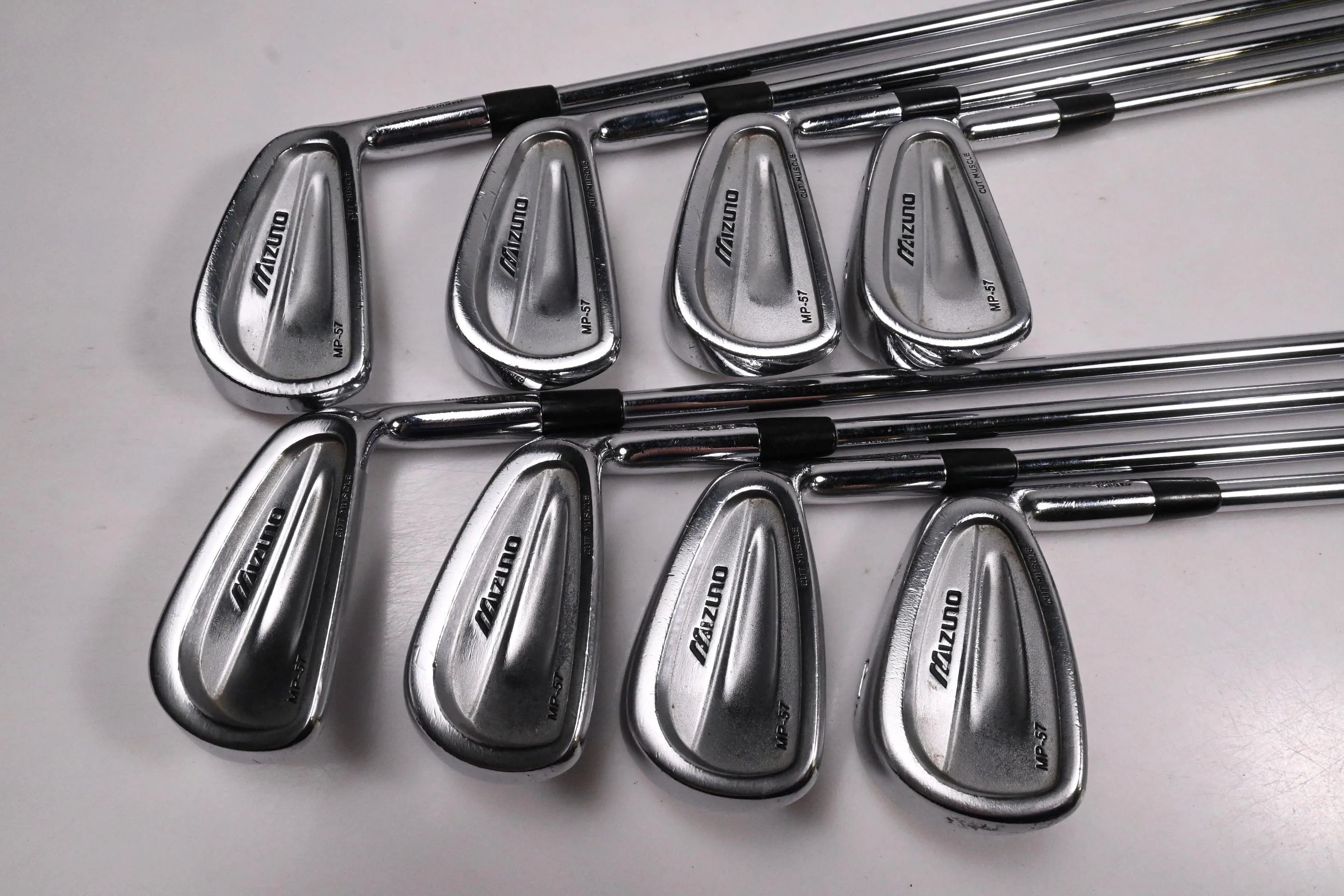 Mizuno MP-57 Irons / 3-PW / Regular Flex Steel Shafts - Image 2