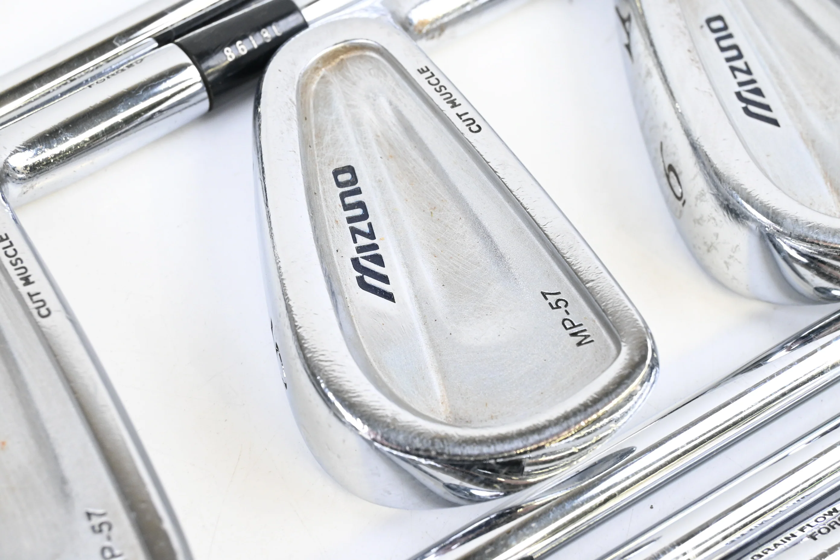 Mizuno MP-57 Irons / 3-PW / Stiff Flex Dynalite Gold SL S300 Shafts