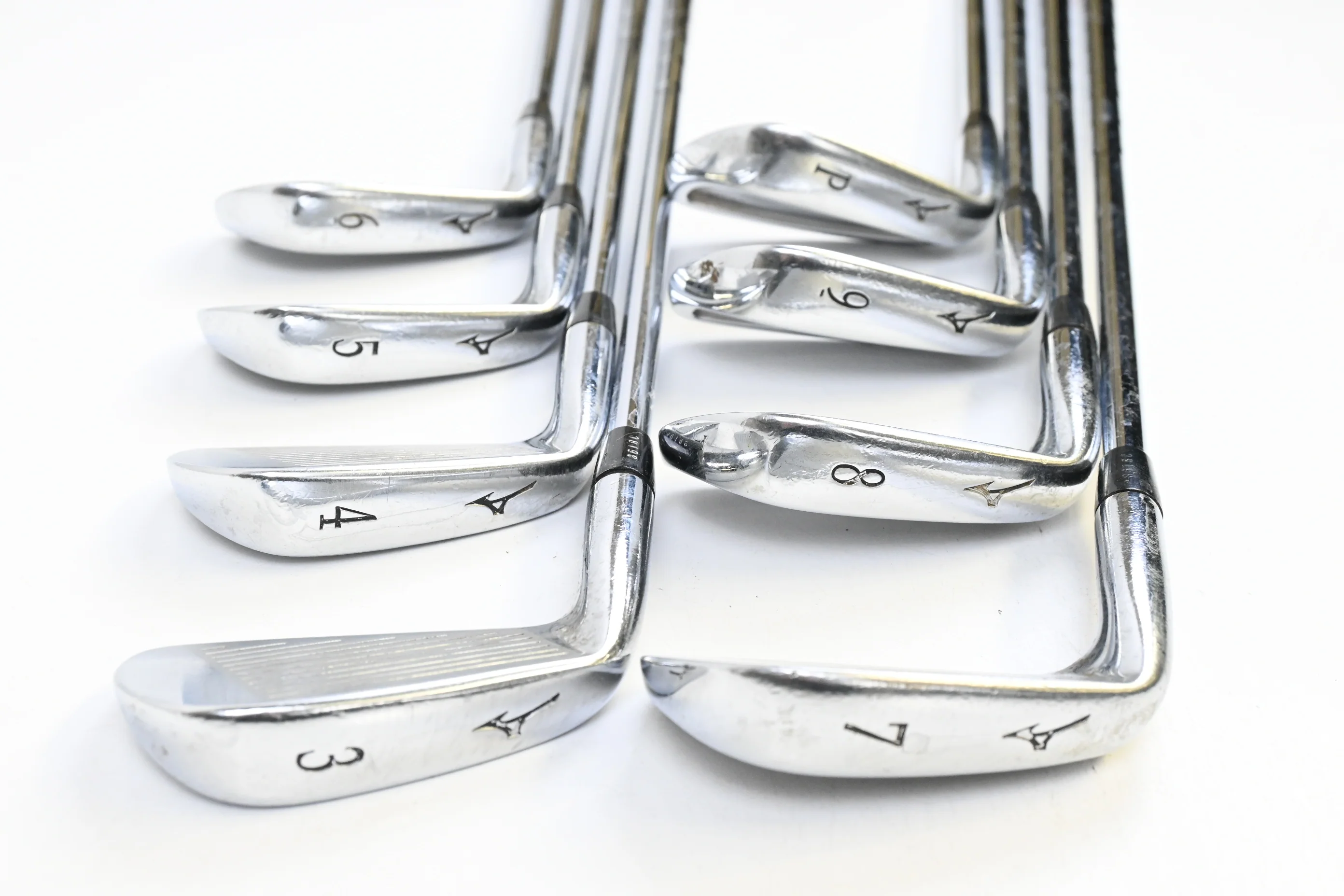 Mizuno MP-57 Irons / 3-PW / Stiff Flex Dynalite Gold SL S300 Shafts - Image 4