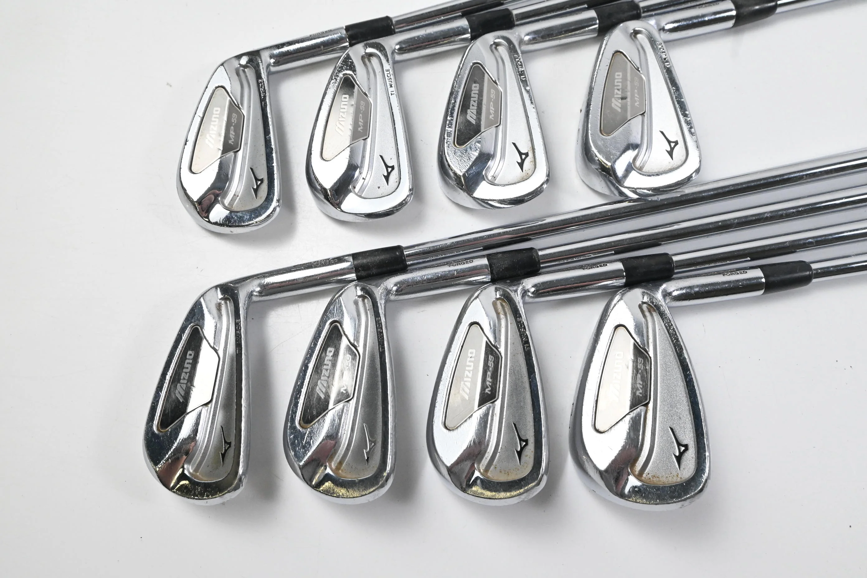 Mizuno MP-59 Irons / 3-PW / Regular+ Flex Project X Rifle Shafts - Image 2