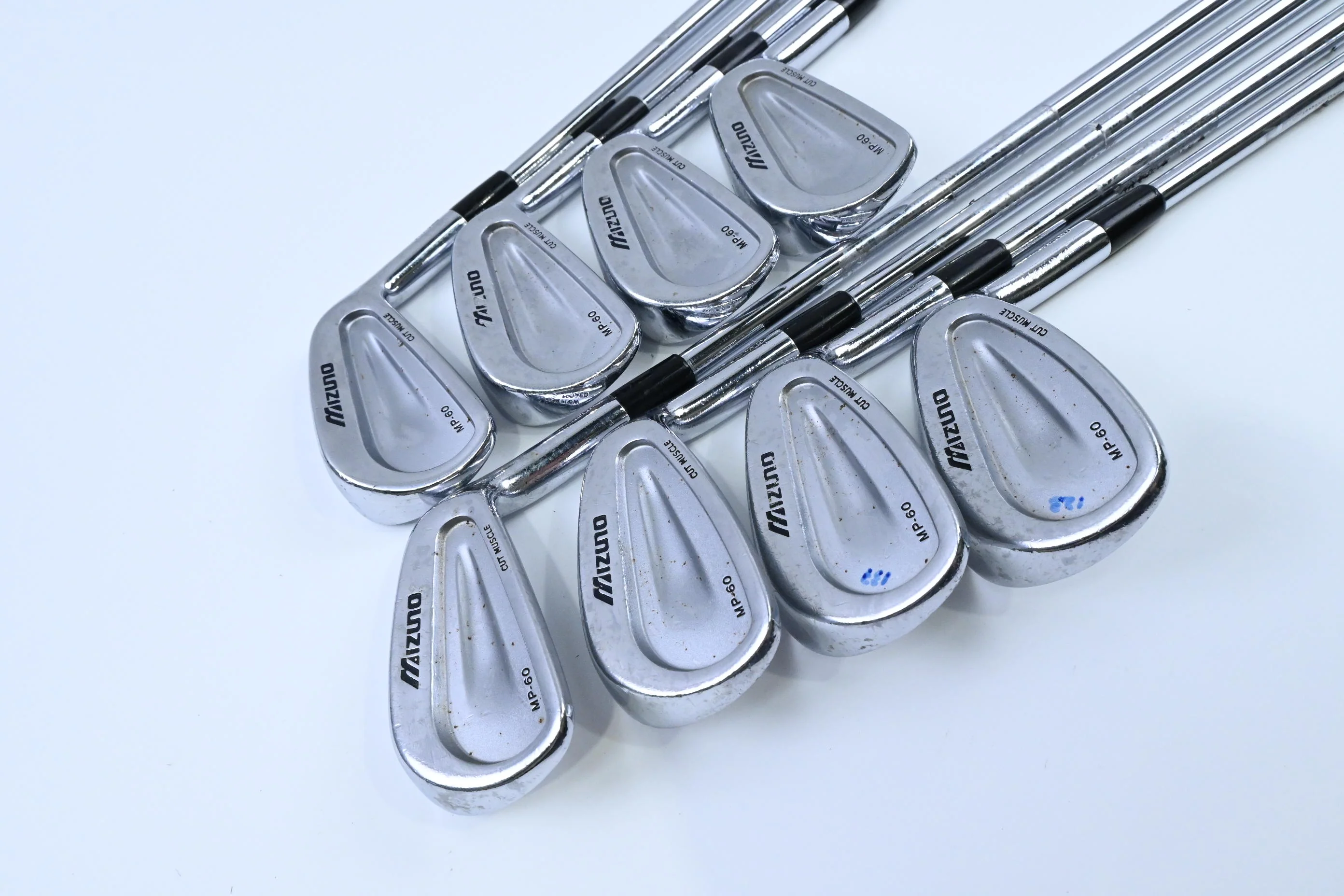 Mizuno MP-60 Irons / 3-PW / Stiff Flex Project X Rifle Shafts - Image 2