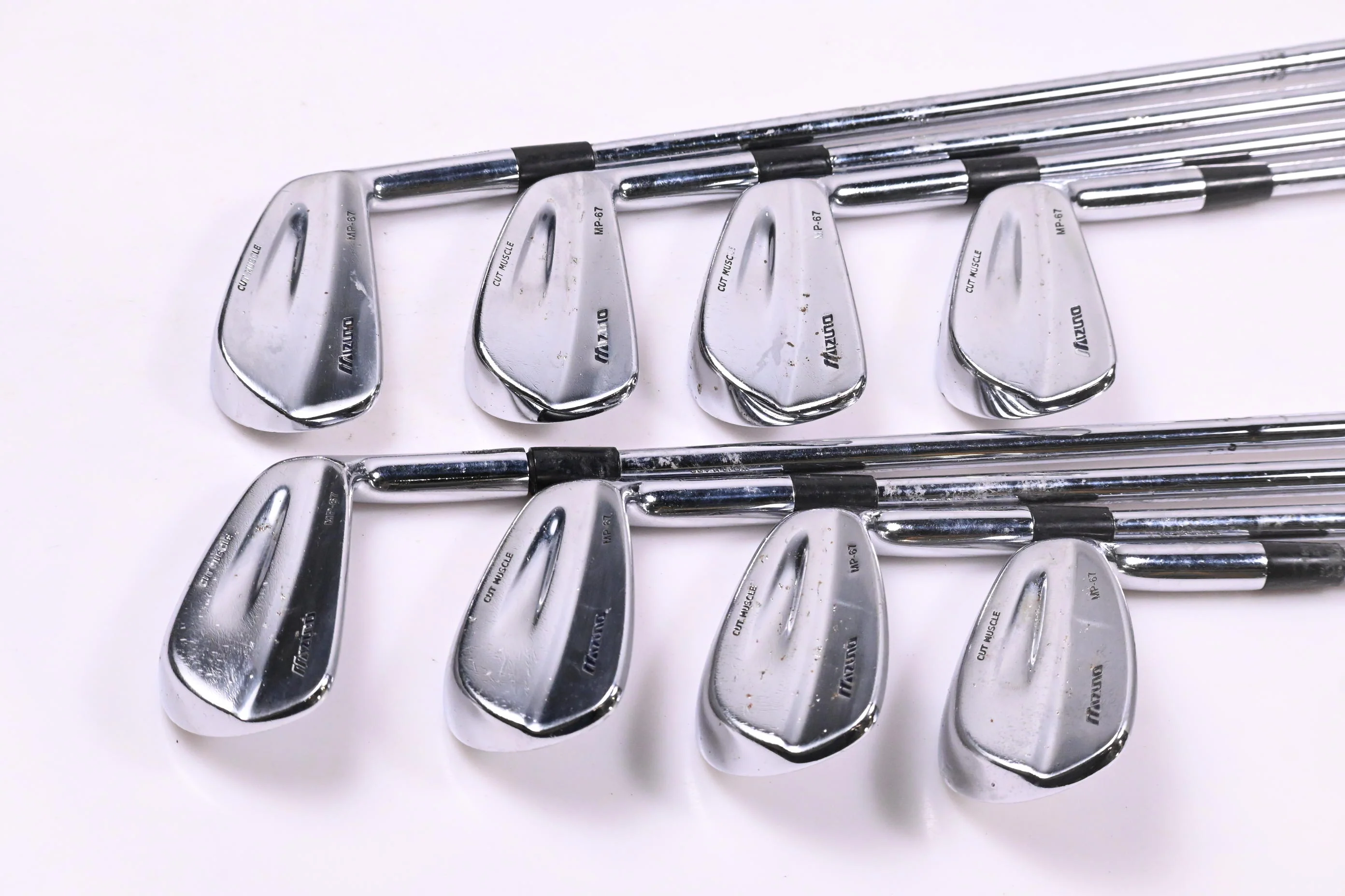 Mizuno MP-67 Irons / 3-PW / Stiff Flex Dynamic Gold S300 Shafts - Image 2