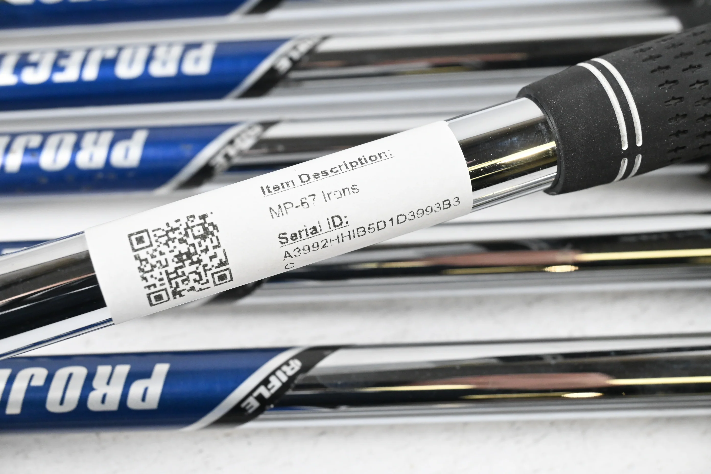 Mizuno MP-67 Irons / 3-PW / Stiff Flex Project X Shafts - Image 6