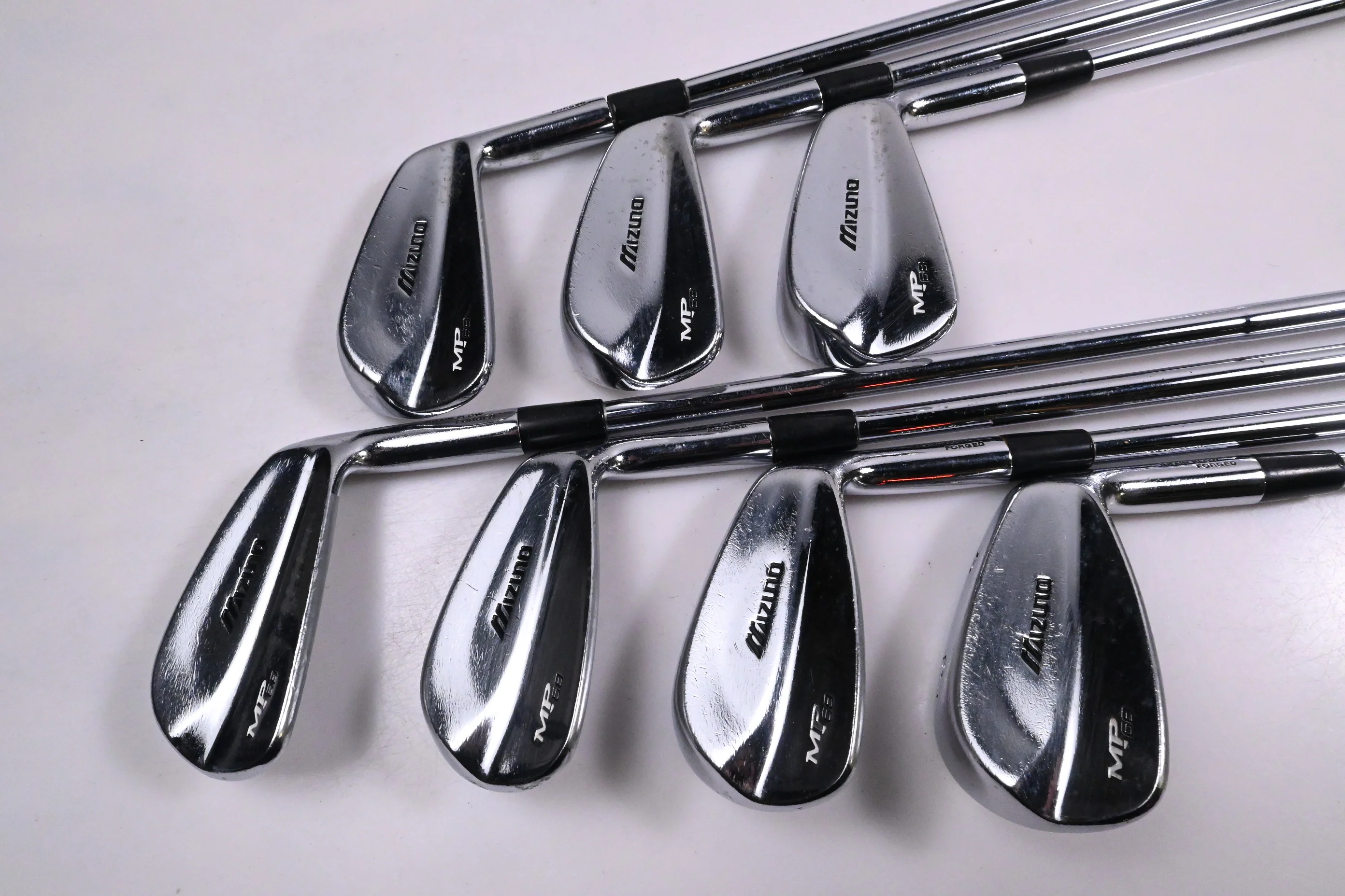 Mizuno MP-68 Irons / 4-PW / Stiff Flex Dynamic Gold S300 Shafts - Image 2