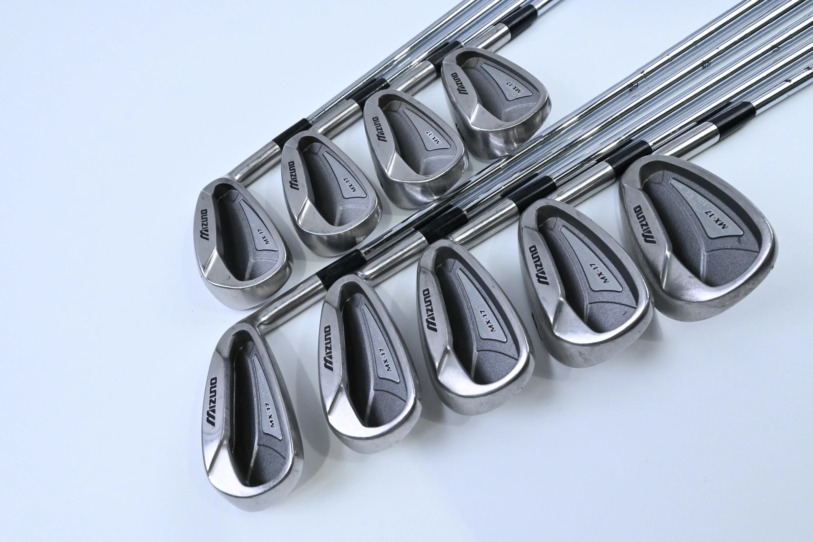 Mizuno MX-17 Irons / 3-PW+SW / Stiff Flex Mizuno Dynaflex Shafts - Image 2