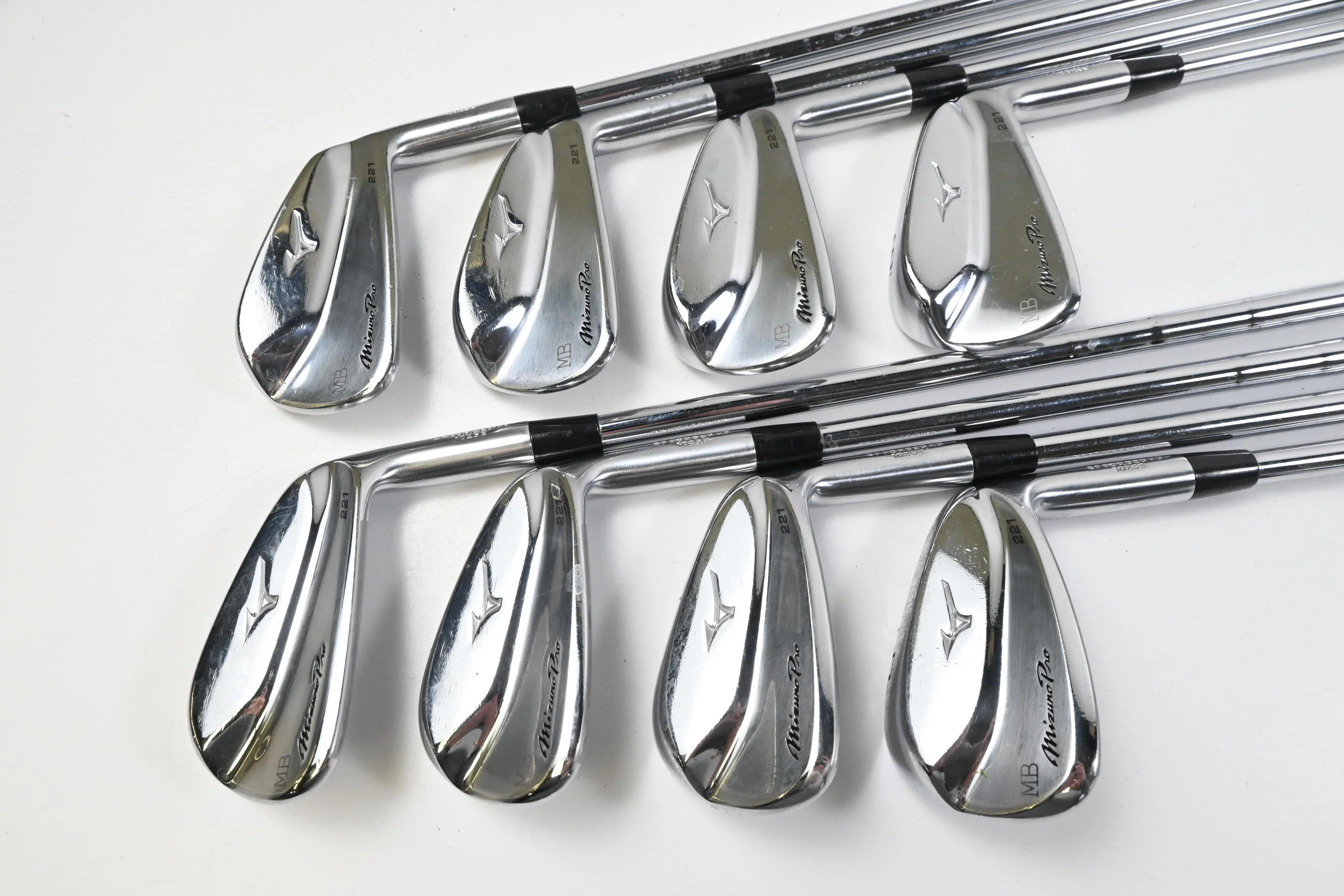 Mizuno Pro 221 Irons / 3-PW / X-Flex KBS Tour 130 Shafts - Image 2