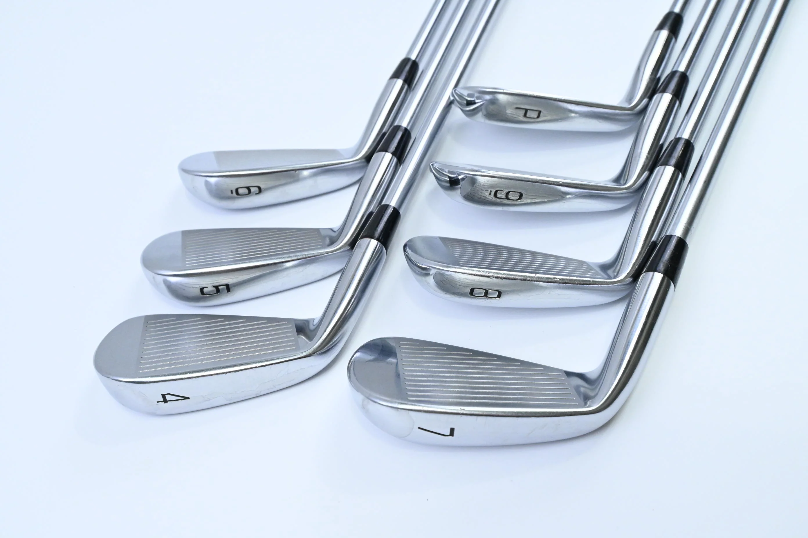 Mizuno Pro 221/223 Combo Irons / 4-PW / Stiff Flex Project X IO 110 Shafts - Image 4
