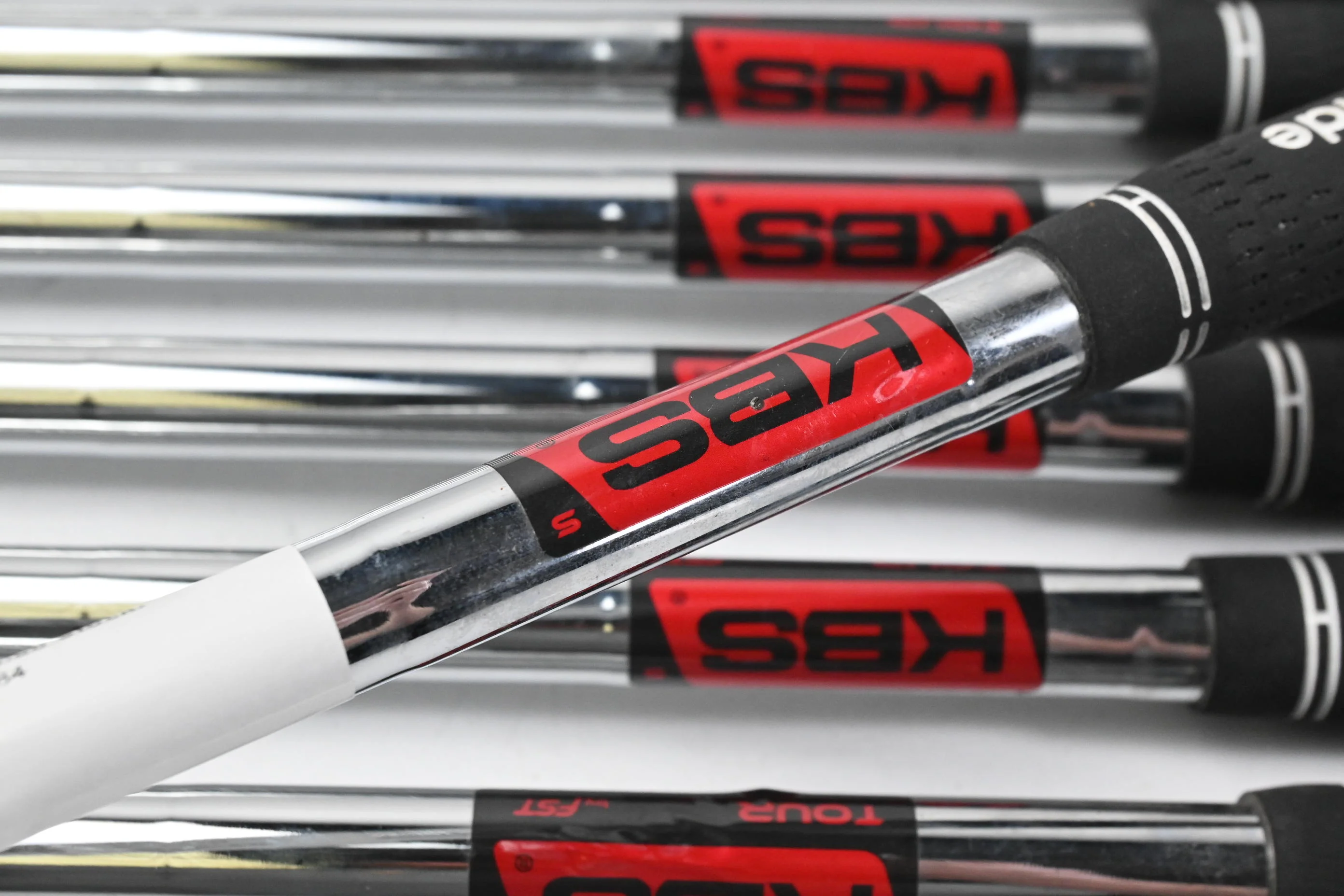 Mizuno Pro 223 Irons / 4-PW / Stiff Flex KBS Tour Shafts - Image 5