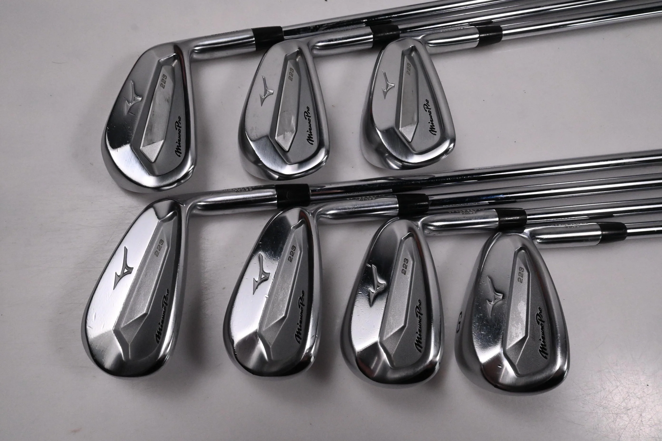 Mizuno Pro 223 Irons / 5-PW+GW / Stiff Flex Project X LZ 120 Shafts - Image 2