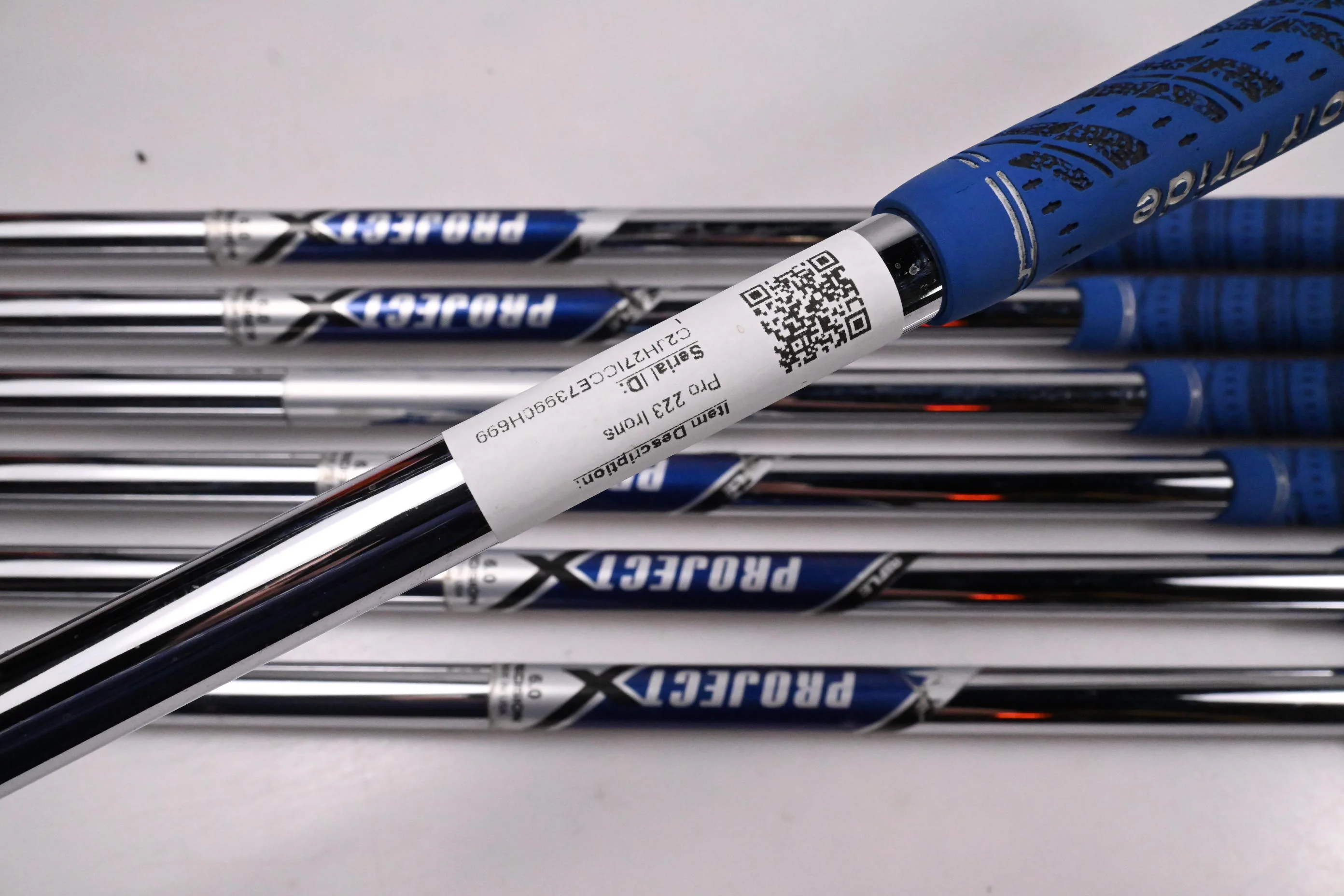 Mizuno Pro 223 Irons / 4-PW / Stiff Flex Project X Shafts - Image 7