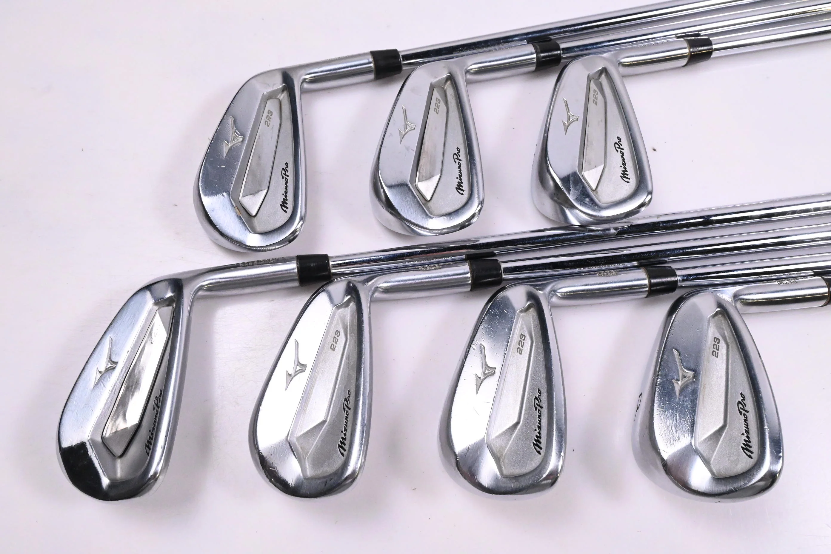 Mizuno Pro 223 Irons / 4-PW / X-Flex KBS $-Taper 130 Shafts - Image 2