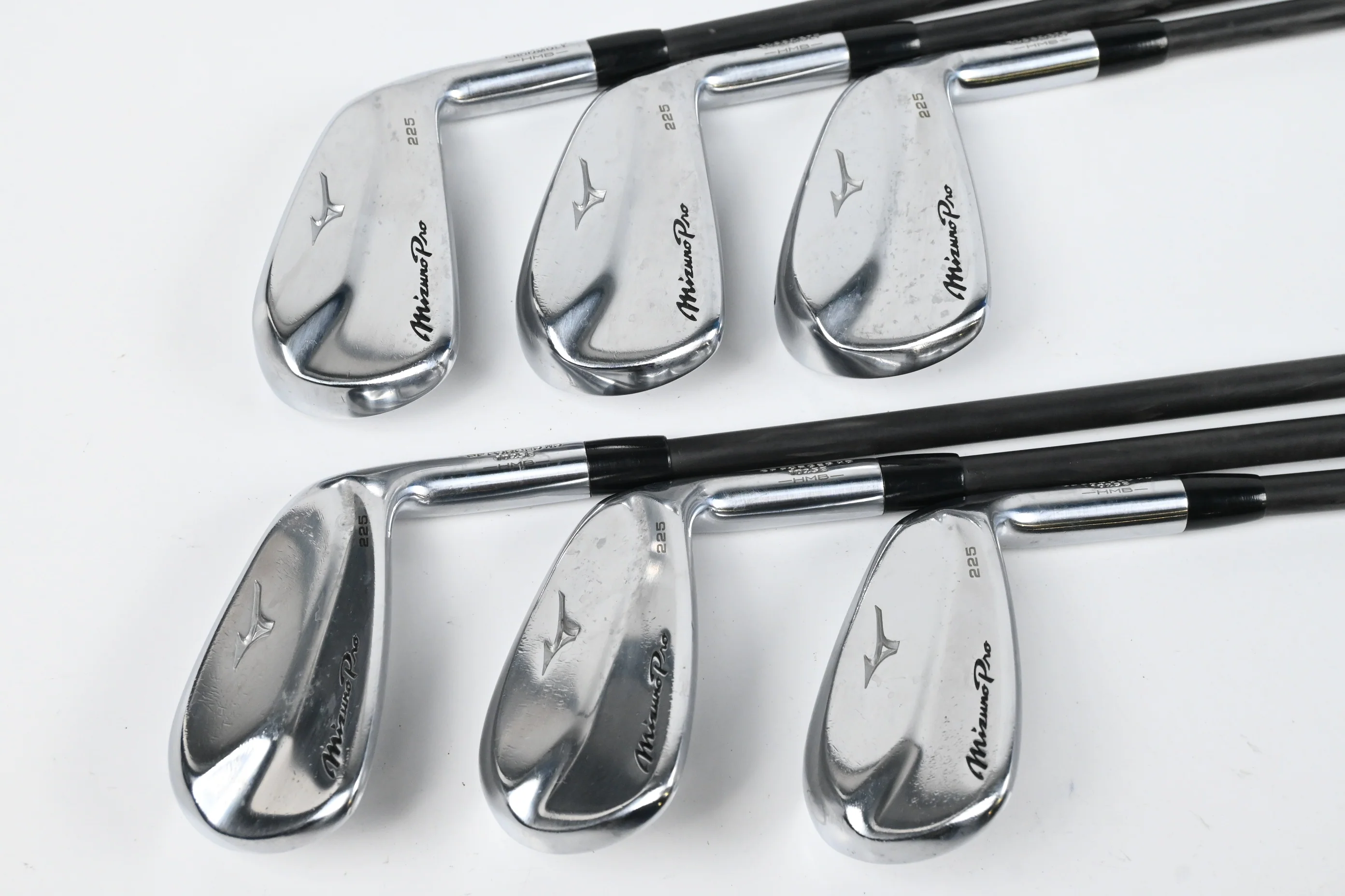 Mizuno Pro 225 Irons / 6-PW+GW / Regular Flex VA Composite Baddazz 65 Shafts - Image 2