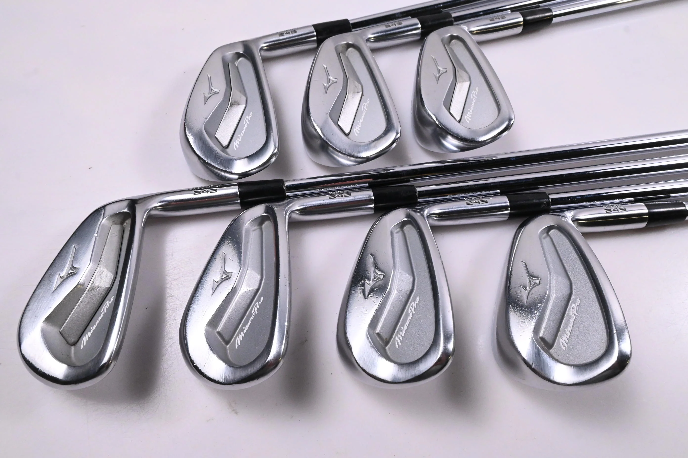 Mizuno Pro 243 Irons / 4-PW / Stiff Flex Project X LZ 120 Shafts - Image 2