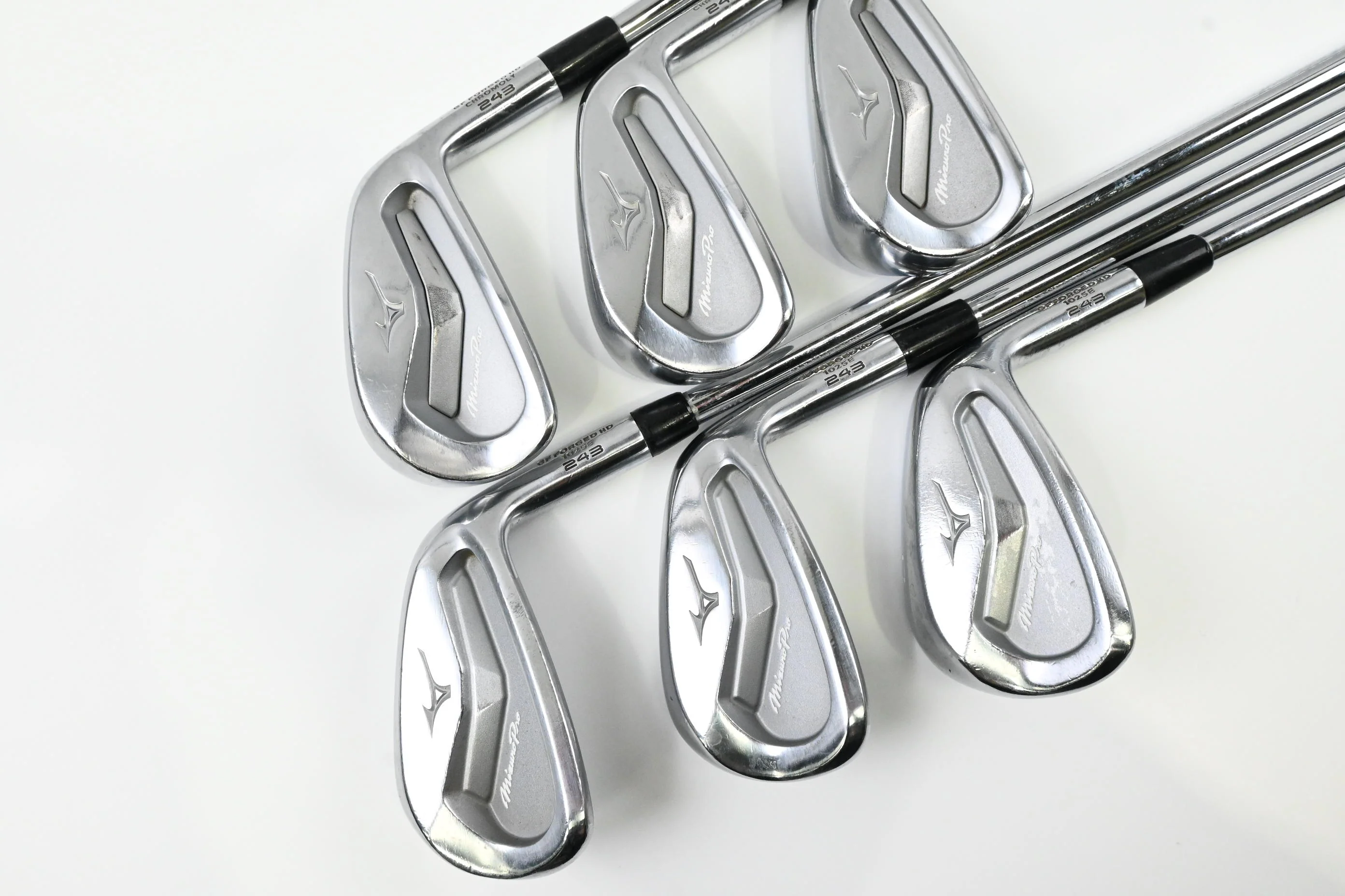 Mizuno Pro 243 Irons / 5-PW / Stiff Flex Project X Rifle Shafts - Image 2