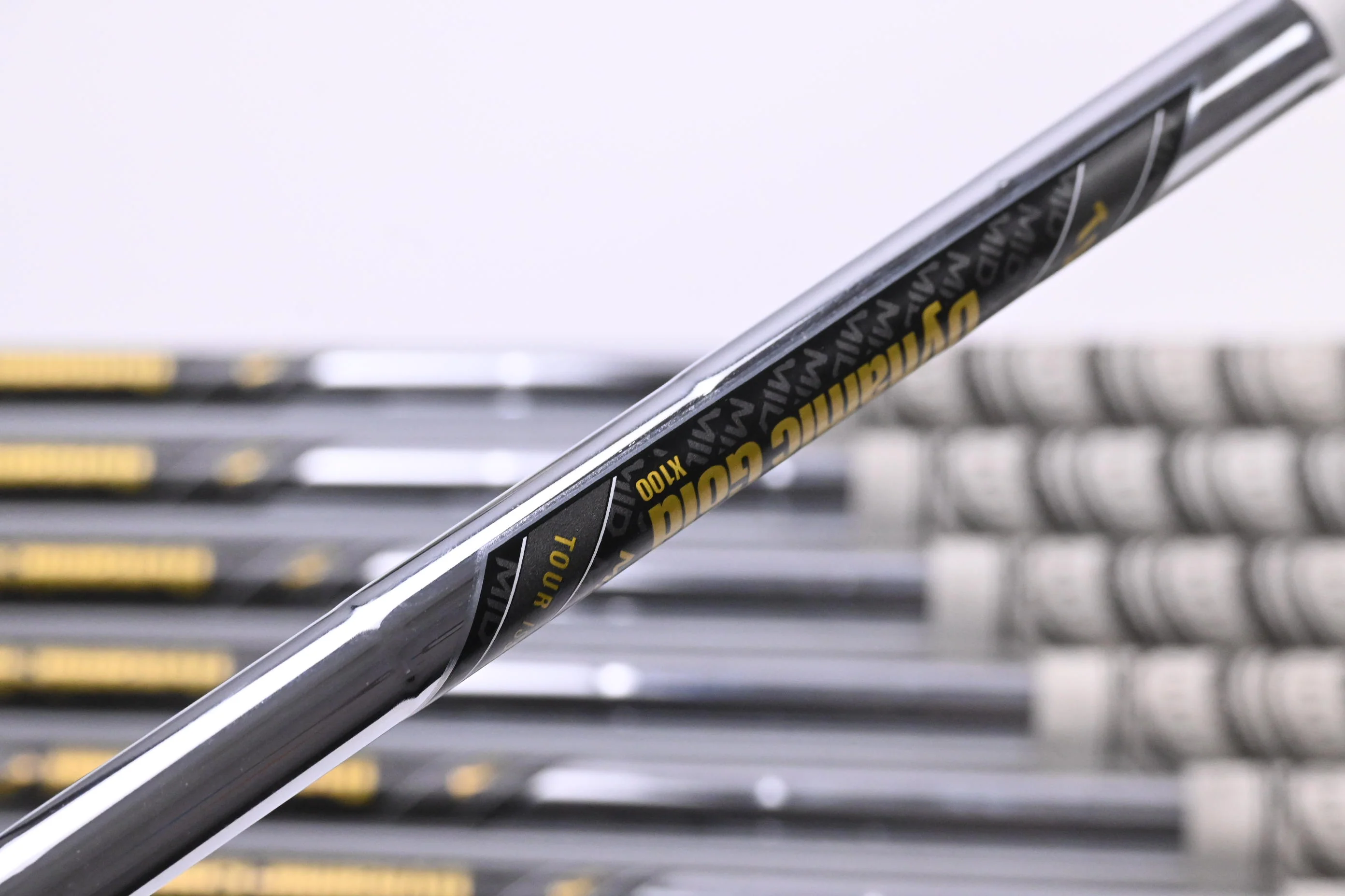 Mizuno Pro S-3 Irons / 4-PW / X-Flex Dynamic Gold Mid X100 Tour Issue Shafts - Image 5
