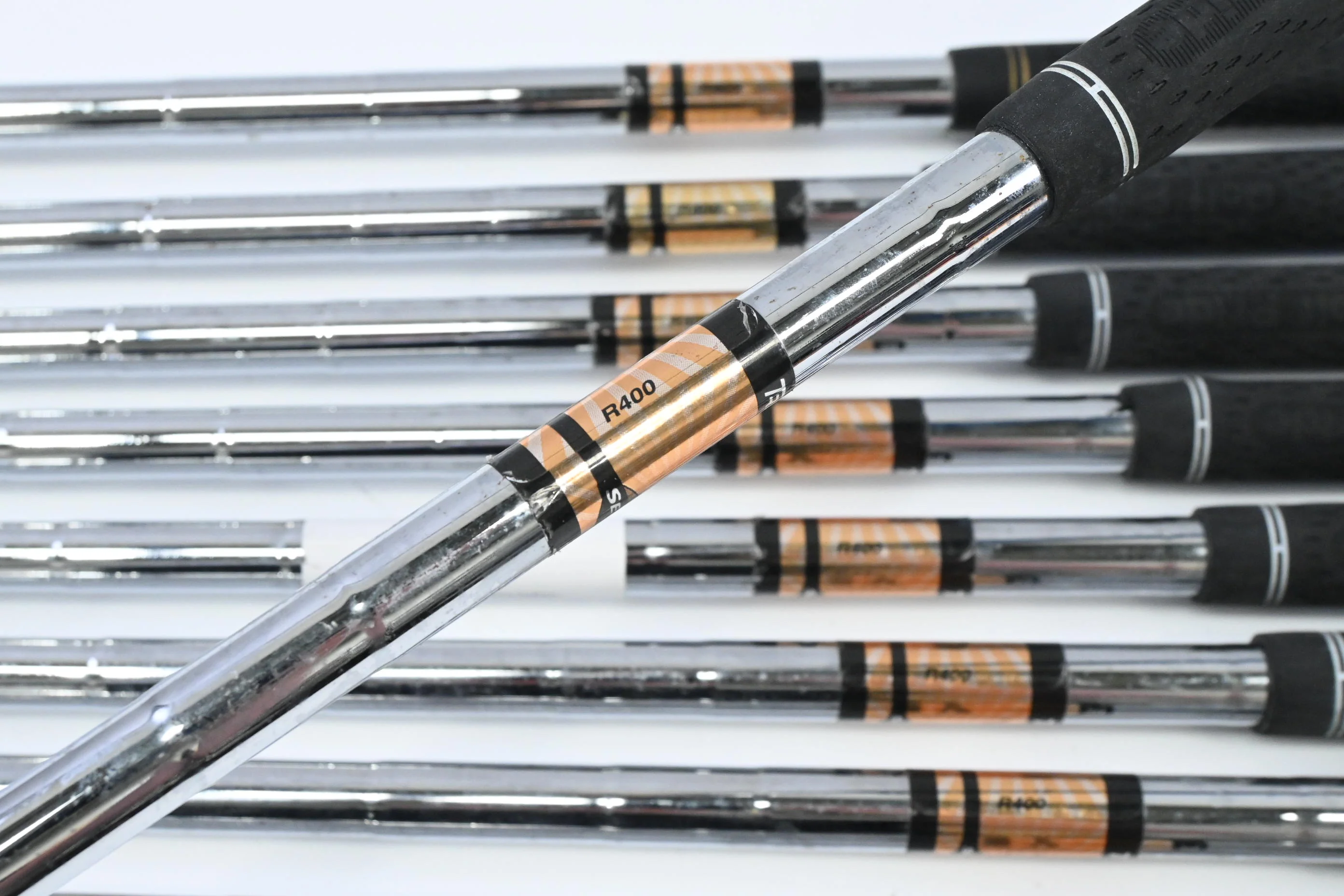 Mizuno T-Zoid Comp EZ Irons / 3-PW+SW / Regular Flex Sensi Core Gold Plus R400 - Image 5