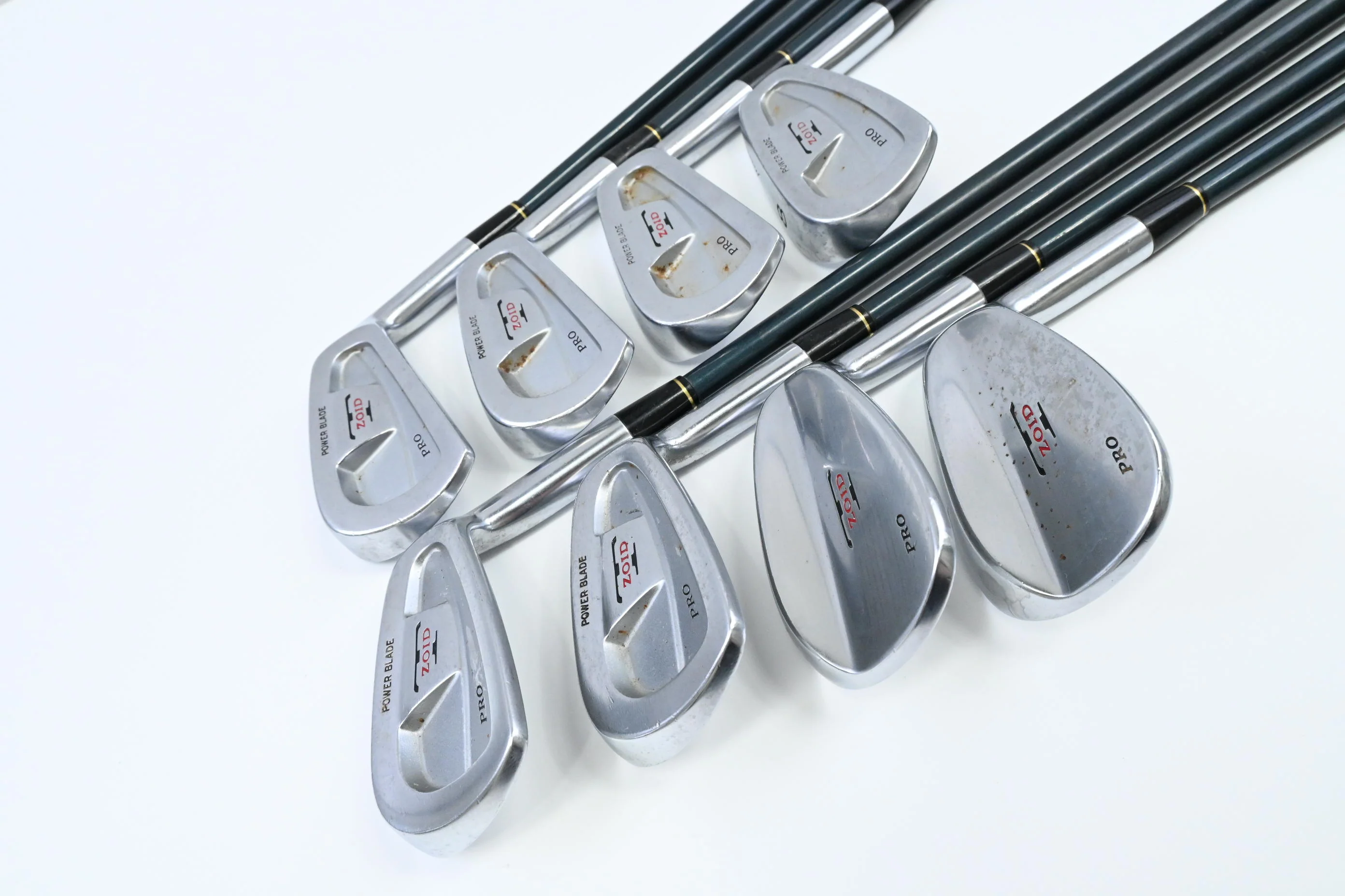 Mizuno T-Zoid Pro Irons / 5-PW+GW+SW / Stiff Flex Mizuno T-Zoid KV-Plus Shafts - Image 2