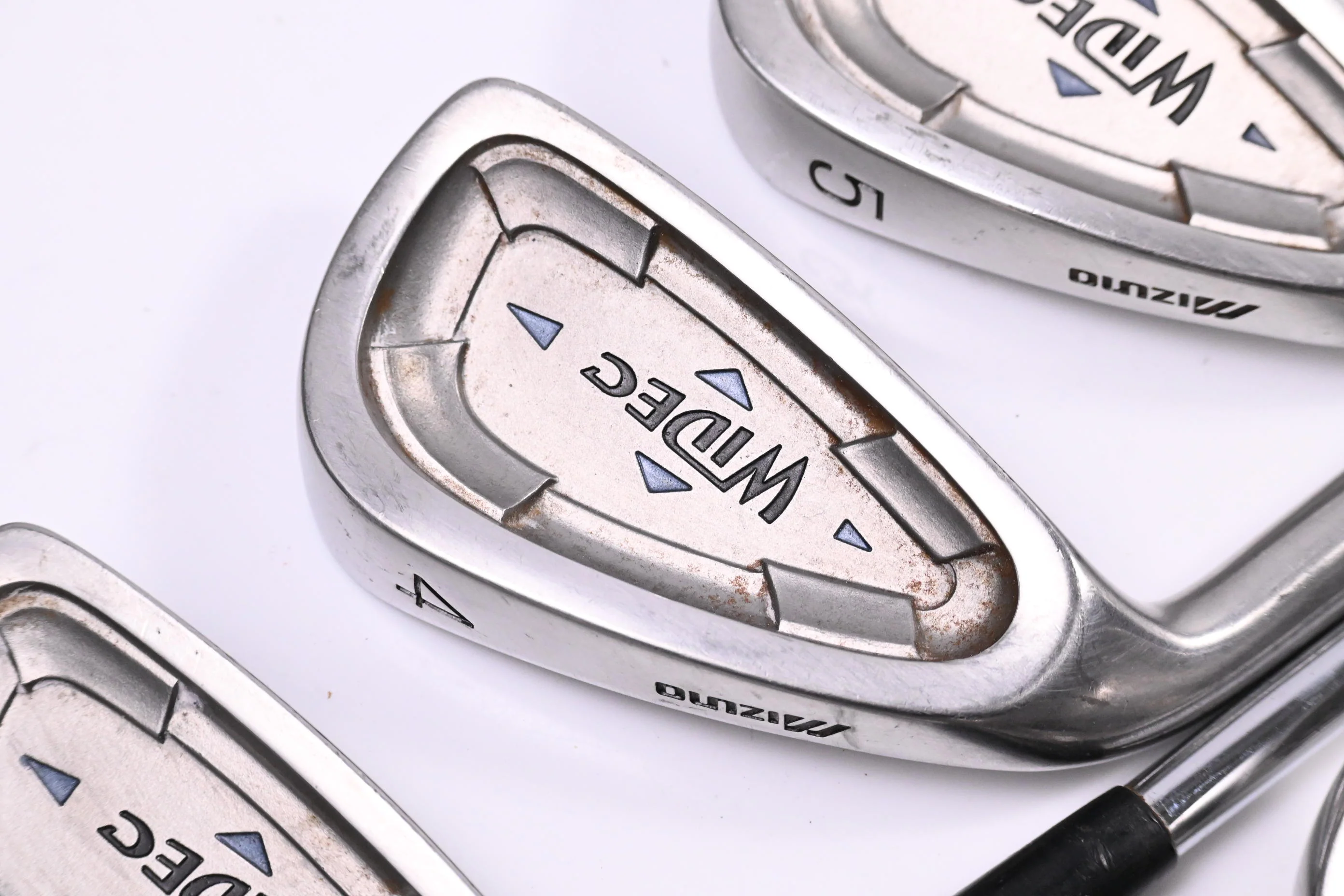 Left Hand Mizuno Widec II Irons / 3-9i / Regular Flex Mizuno Widec Shafts