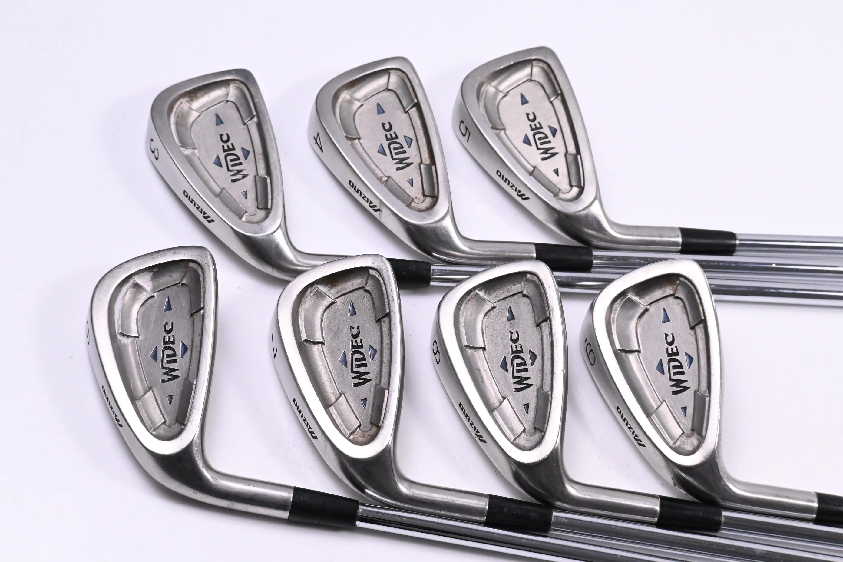 Left Hand Mizuno Widec II Irons / 3-9i / Regular Flex Mizuno Widec Shafts - Image 2