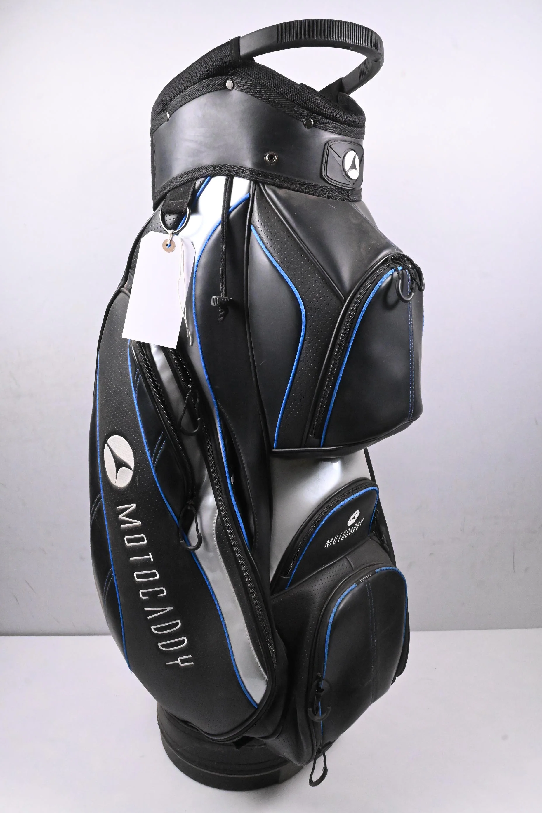 Motocaddy Cart Bag / 14-Way Divider / Black, Grey, Blue - Image 3