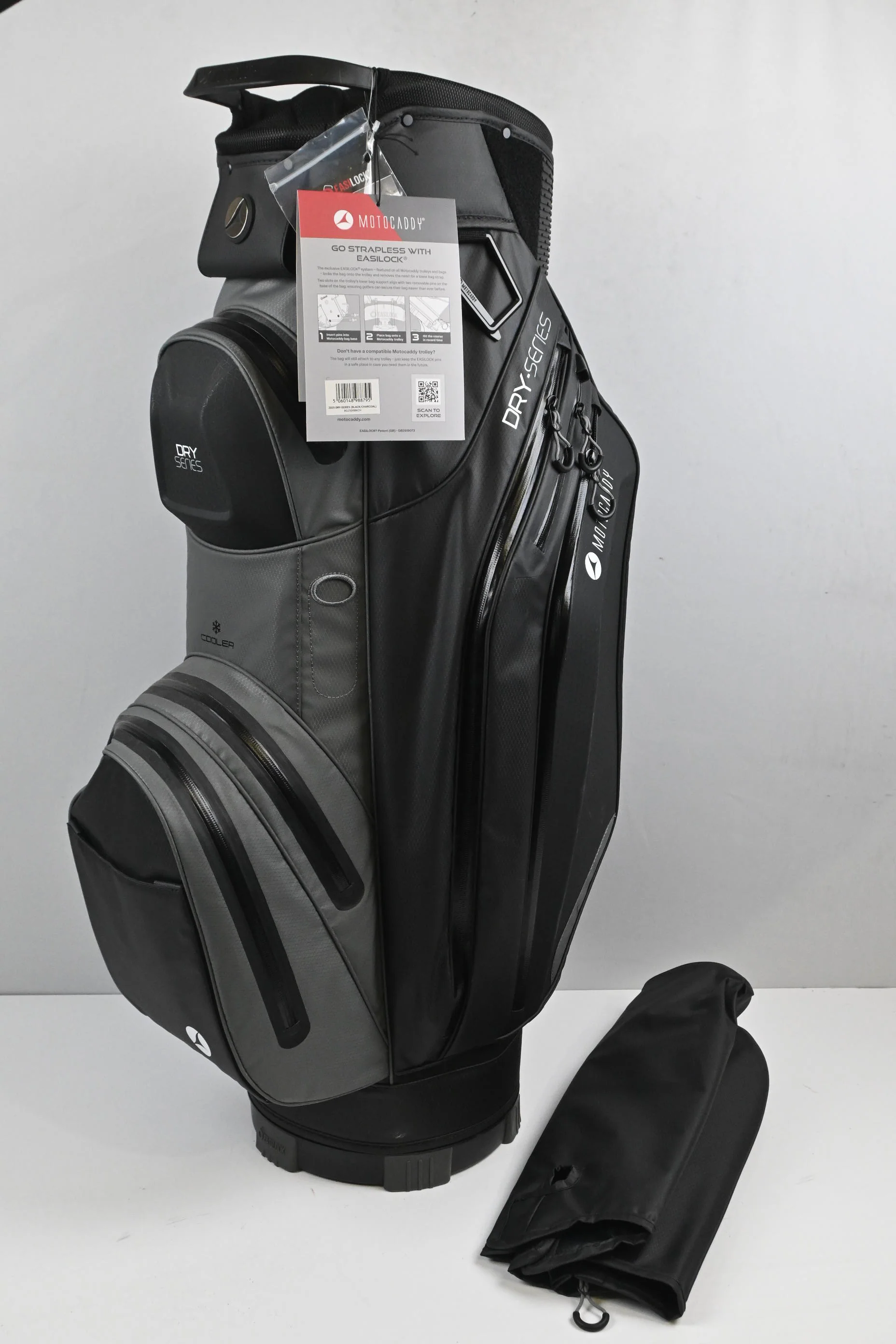 Motocaddy Dry Series Cart Bag / 14-Way Divider / Black