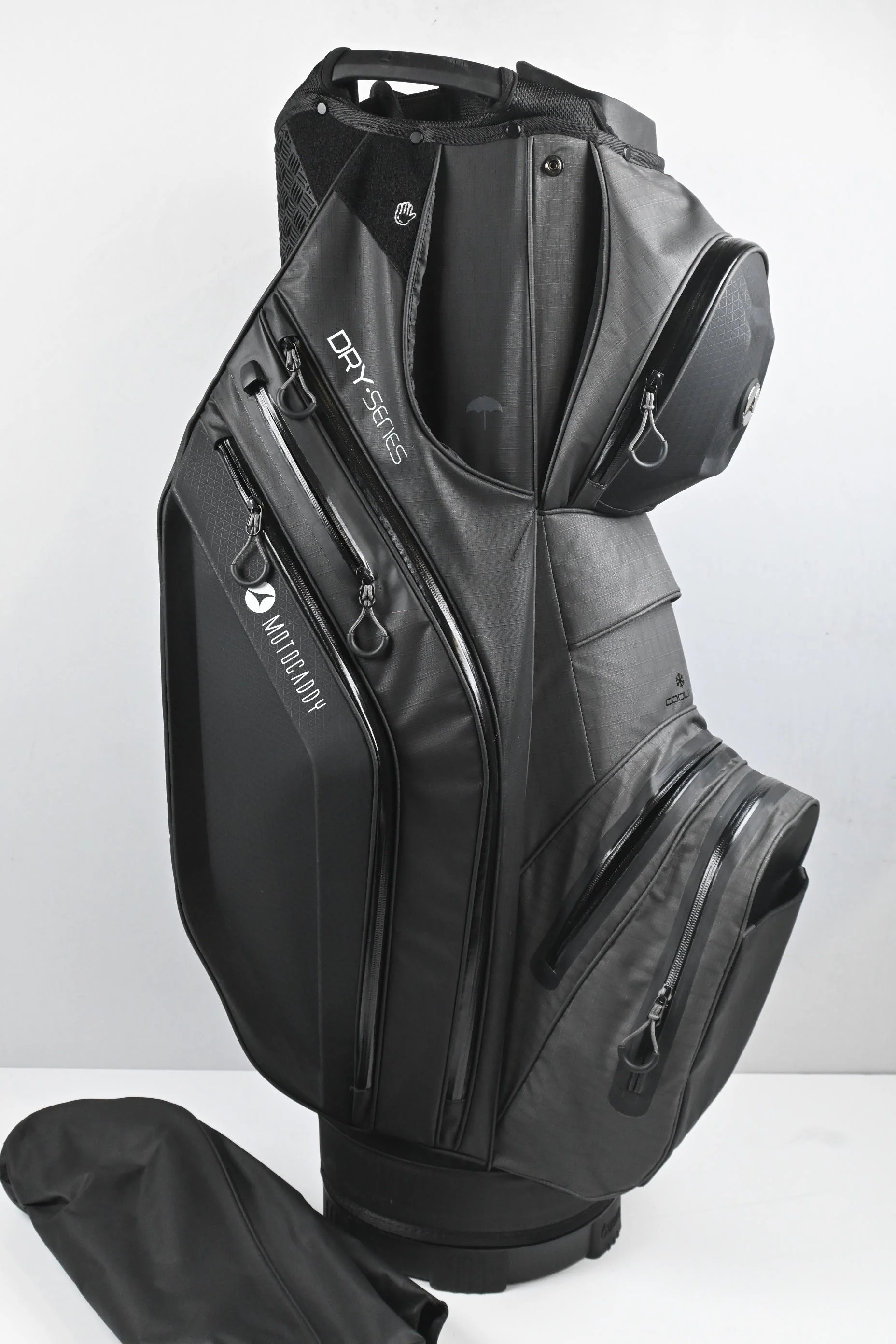 Motocaddy Dry Series Cart Bag / 14-Way Divider / Black, Grey - Image 2