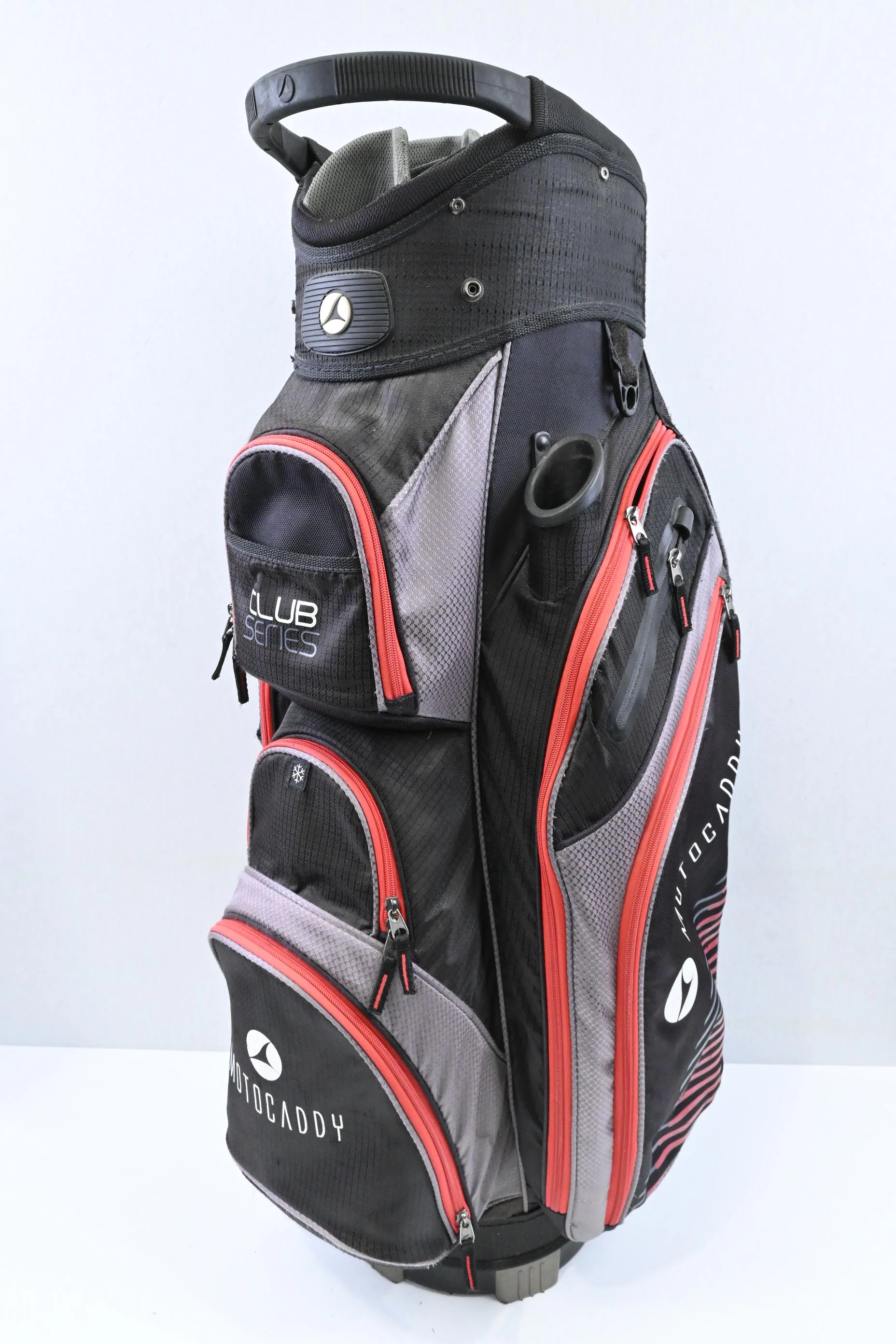 Motocaddy Club Series Cart Bag / 14-Way / Black, Red, Grey - Image 5