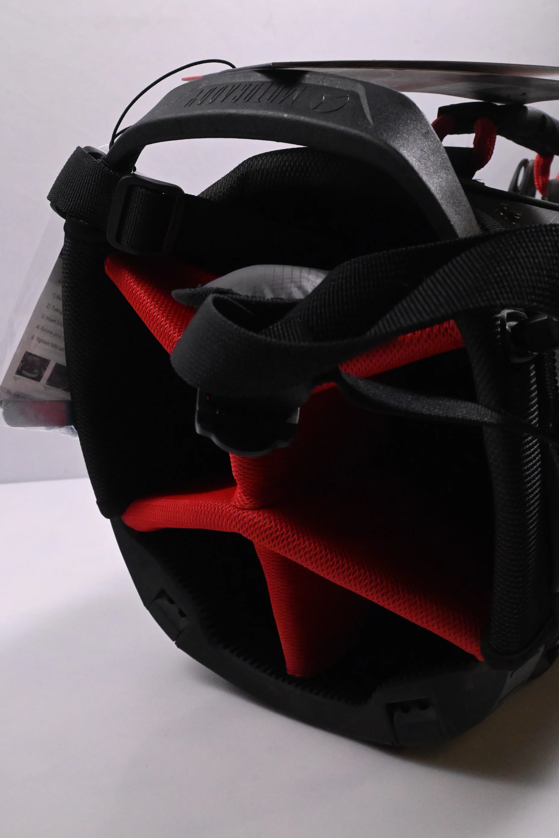 Motocaddy Hydroflex Stand Bag / 5-Way Divider / Grey, Red - Image 6