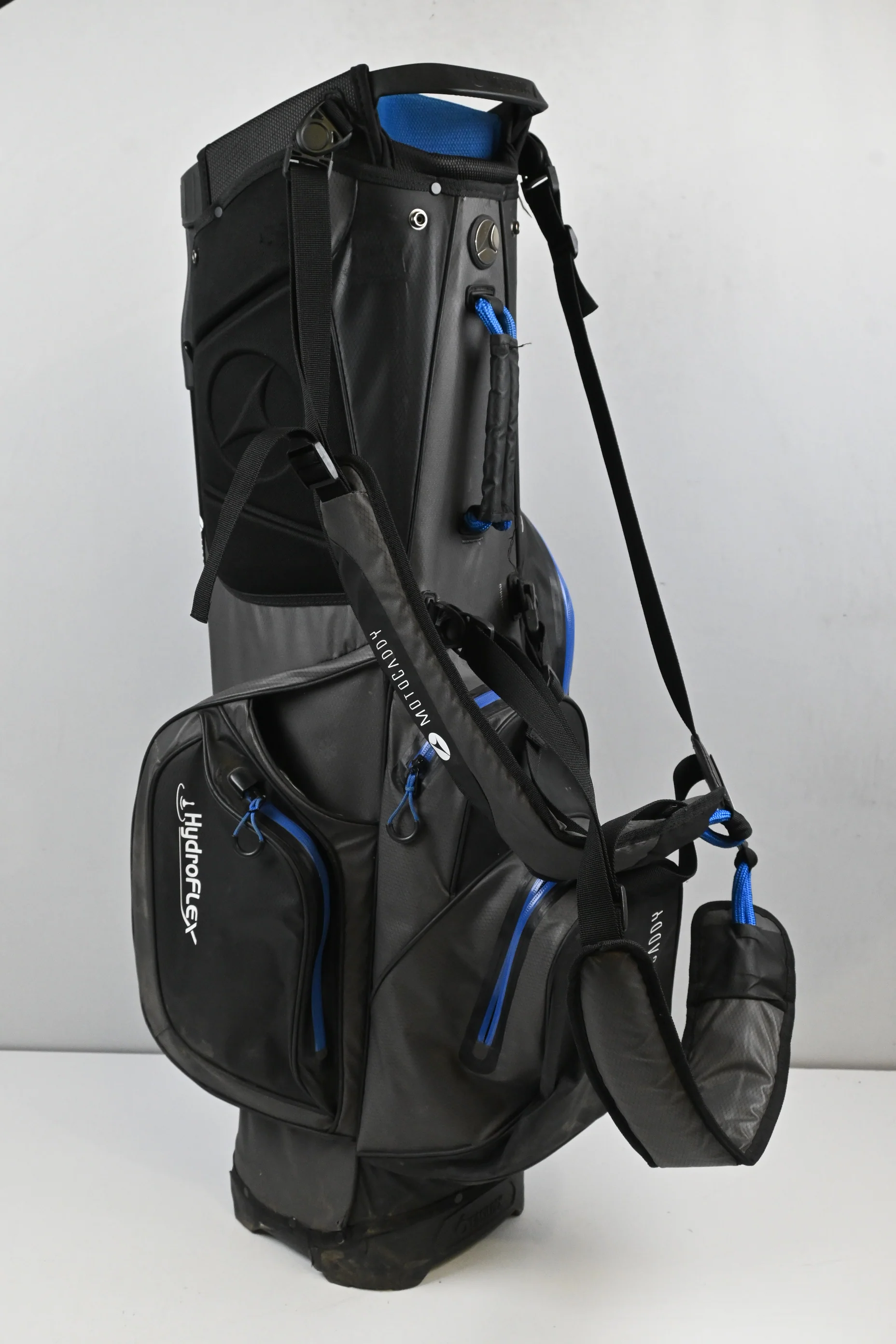 Motocaddy Hydro Flex Stand Bag / Grey, Blue - Image 2