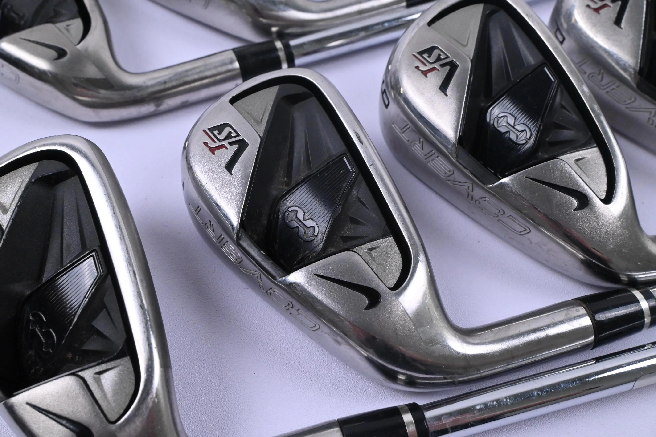 Left Hand Nike VR-S Covert Irons / 4-PW / Regular Flex Dynalite 90 Shafts